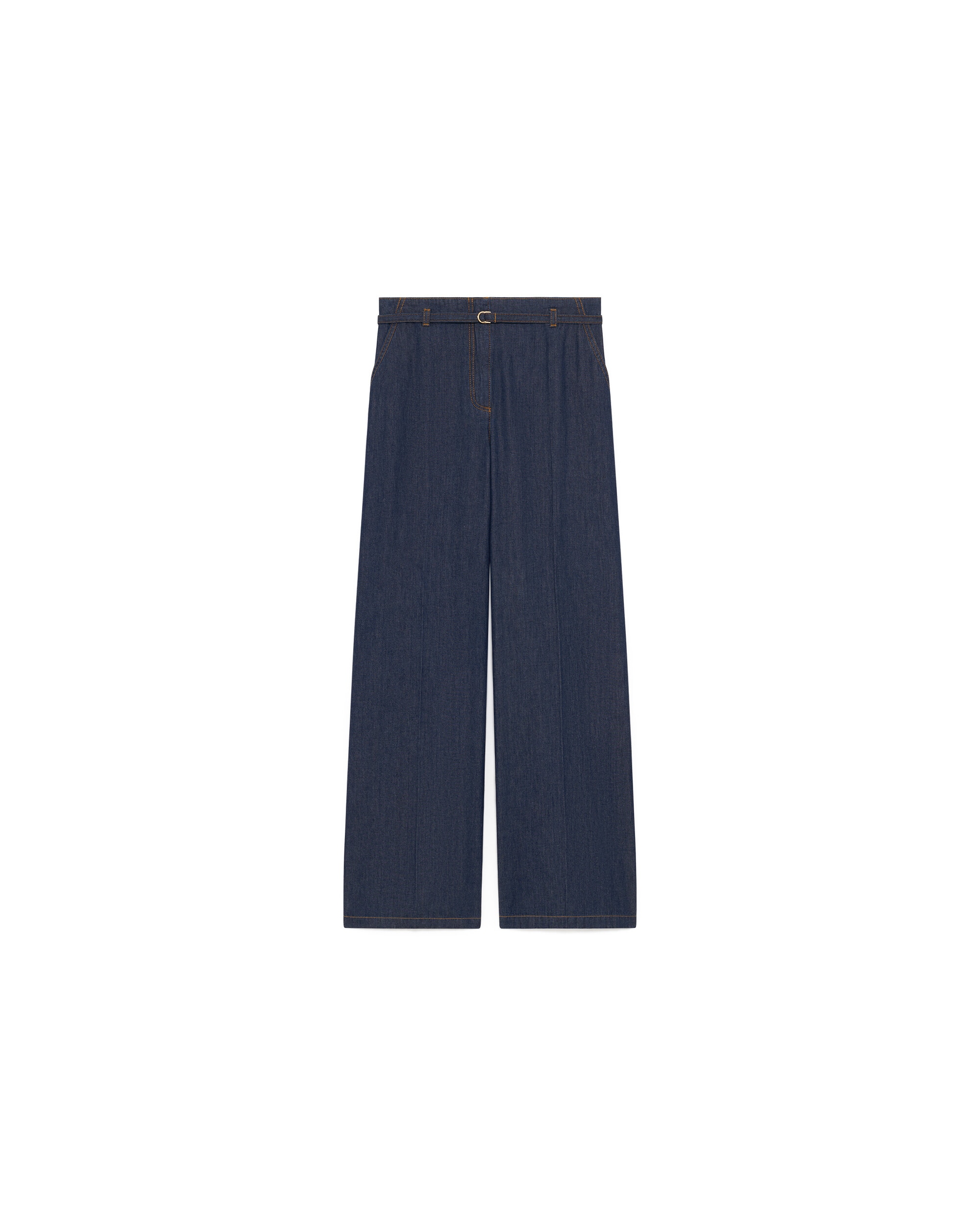 Pantalón vaquero de mujer corte loose - Caroll - Azul Azul-4
