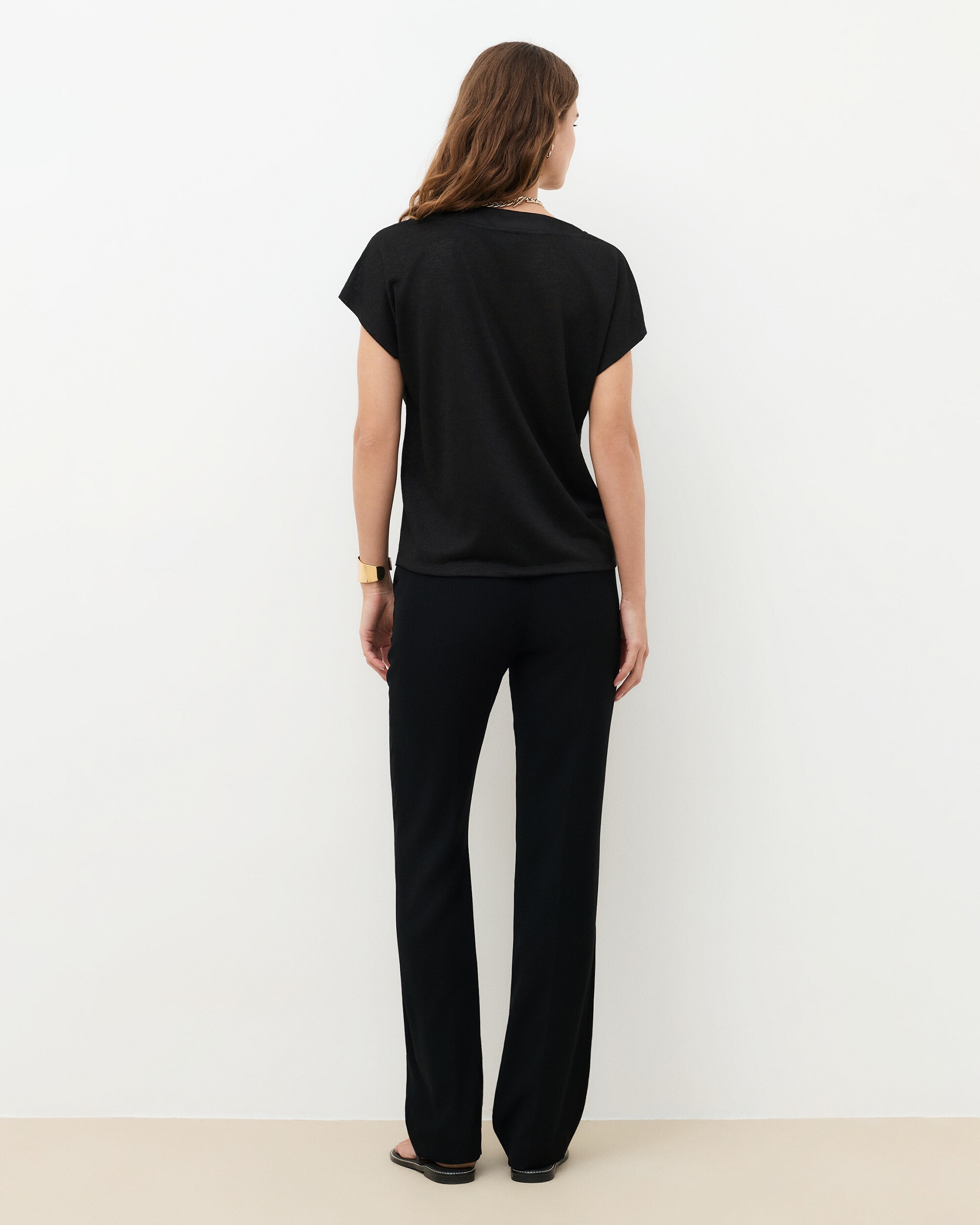 Camiseta de mujer con manga corta - Caroll - Negro Negro-2