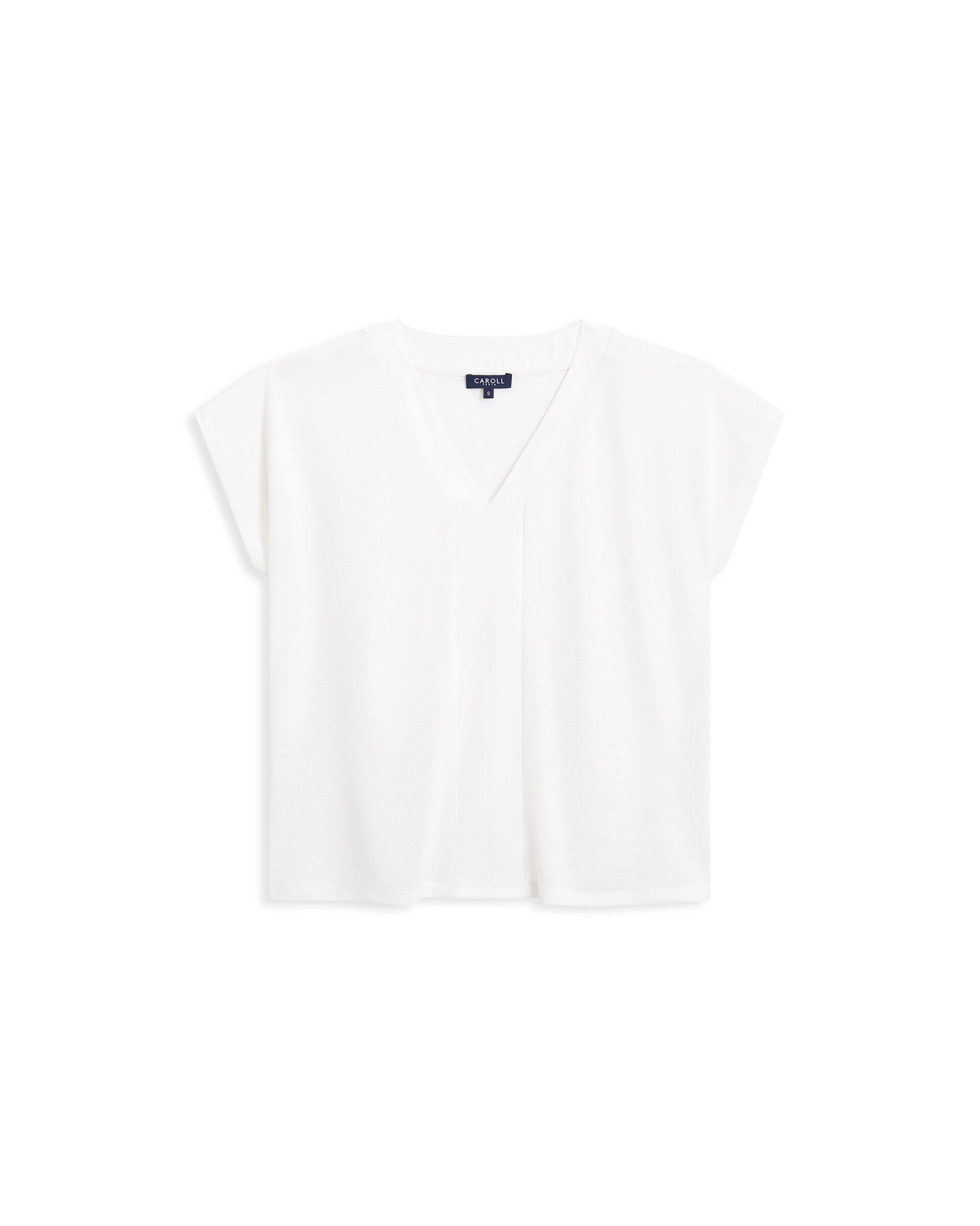 Camiseta de mujer con manga corta - Caroll - Crudo Crudo-4