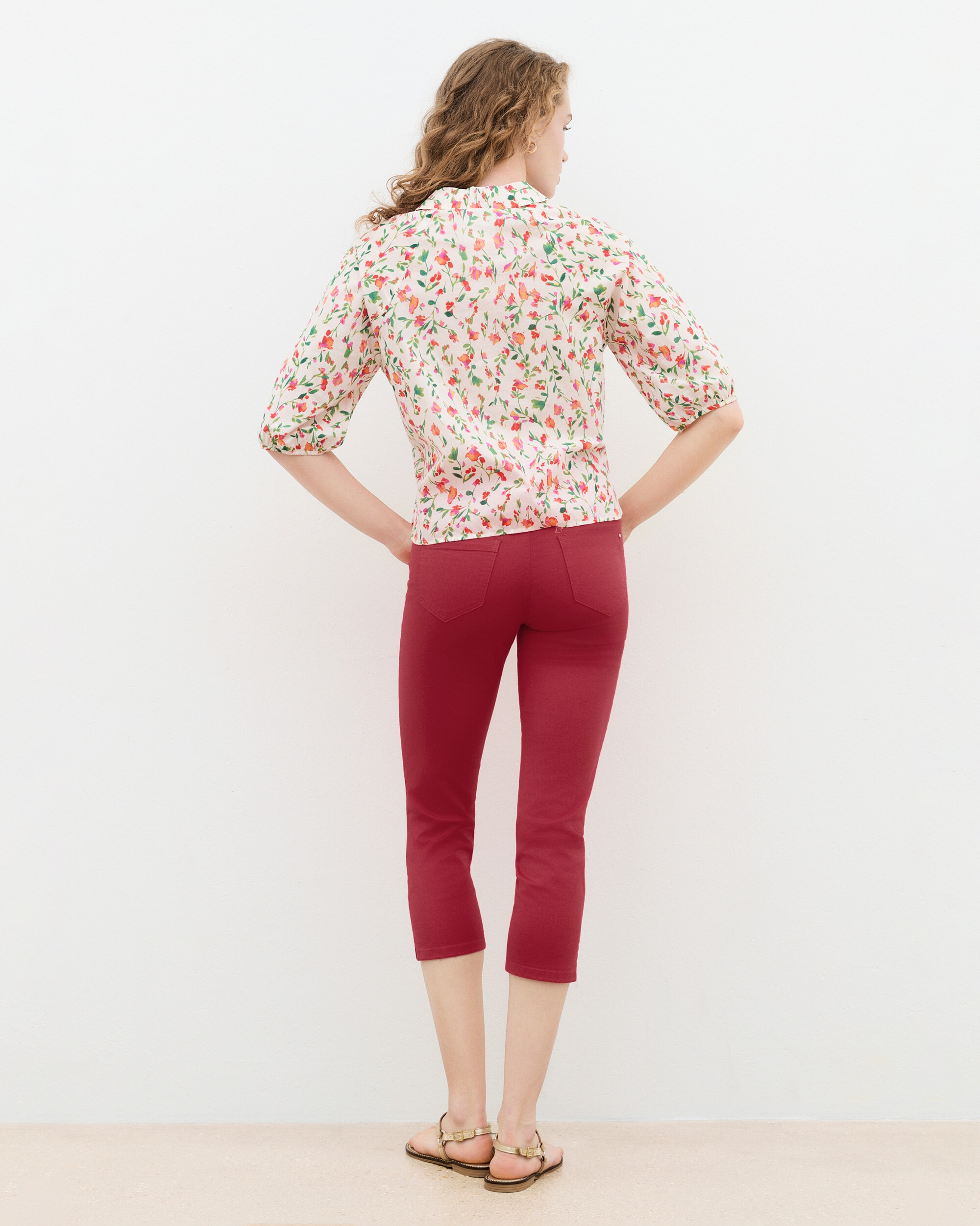 Blusa de mujer con estampado floral - Caroll - Multicolor Multicolor-2