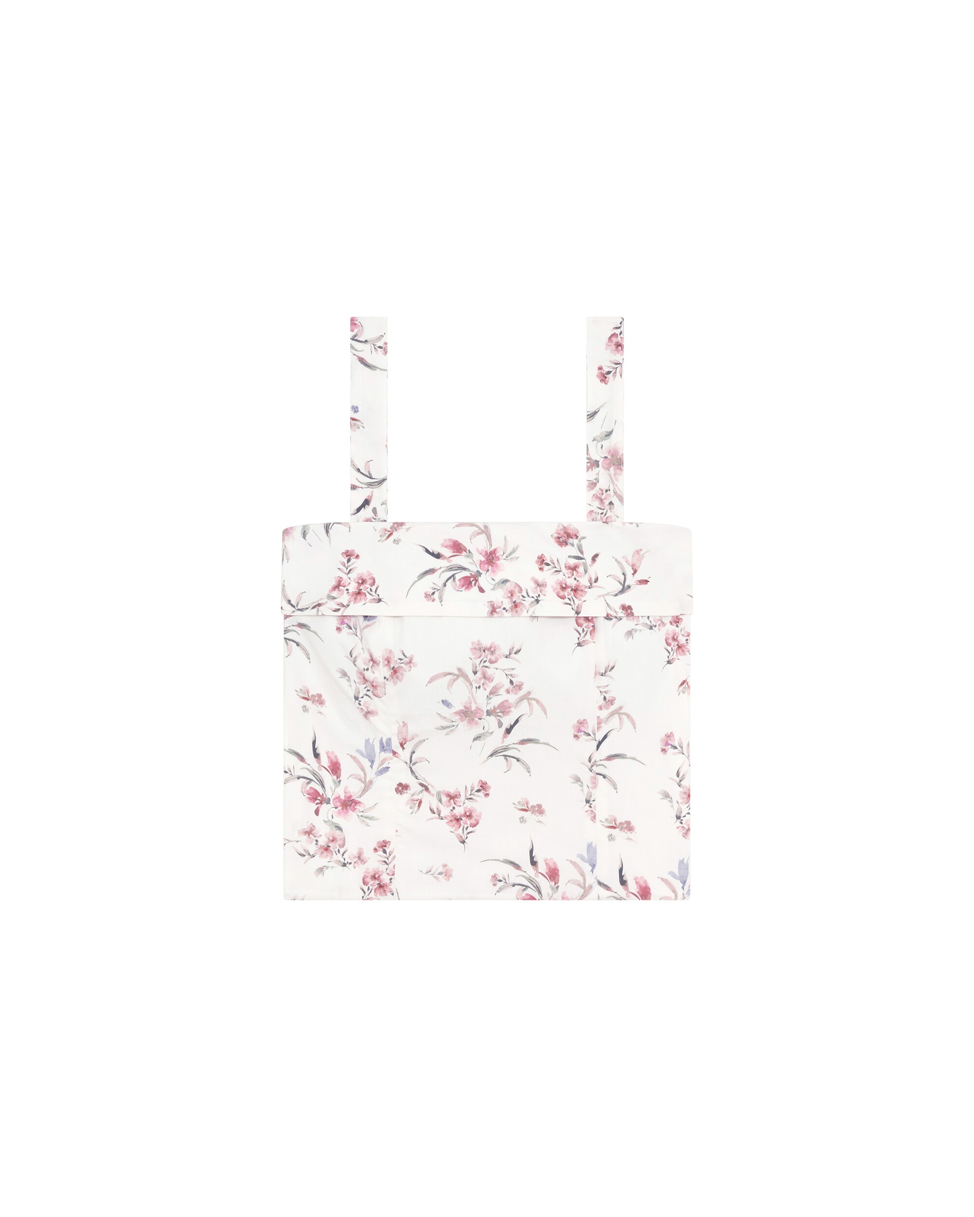 Top de mujer con estampado floral y tirantes gruesos - Caroll - Crudo Crudo-4