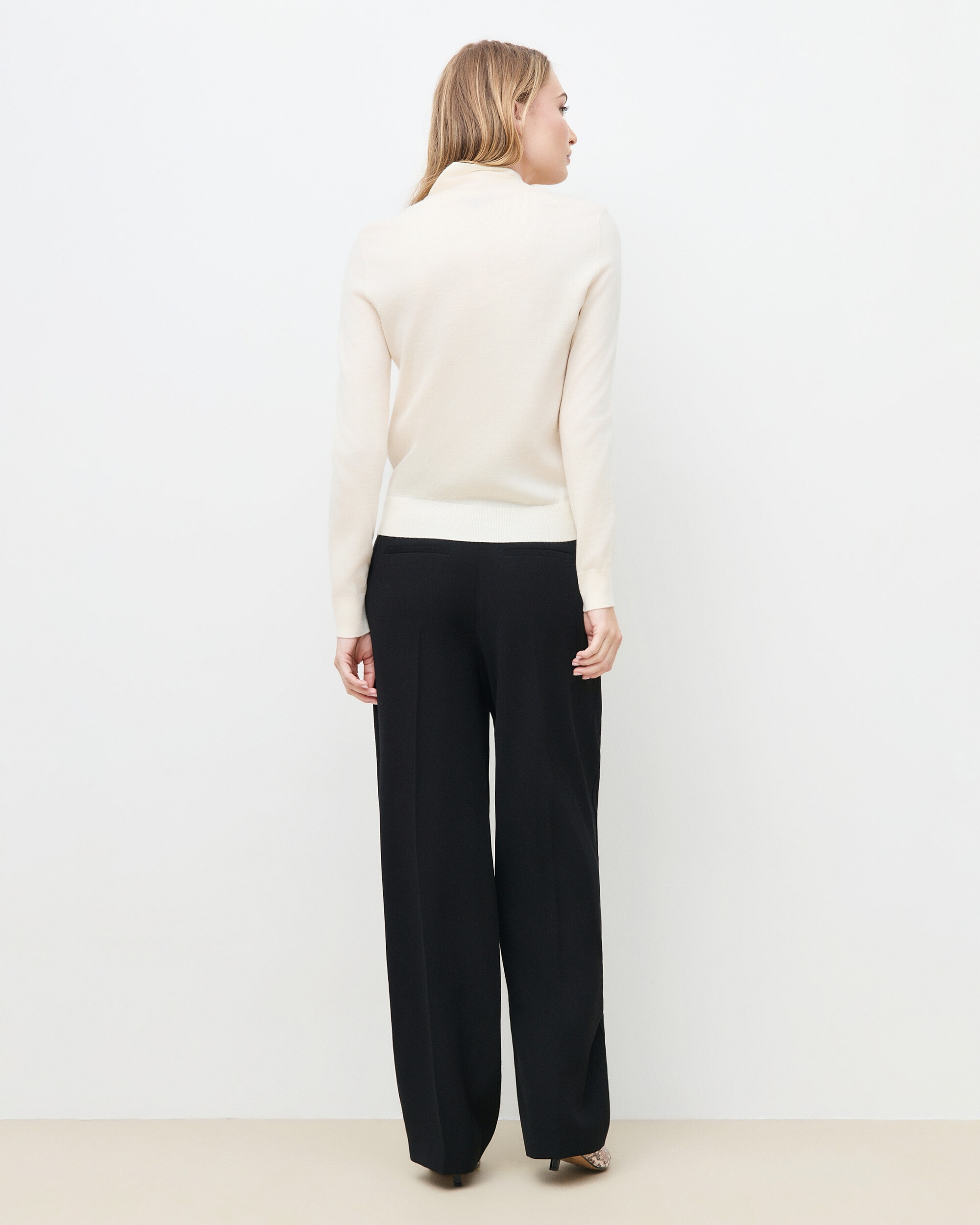 Jersey de mujer con lazo - Caroll - Crudo Crudo-2