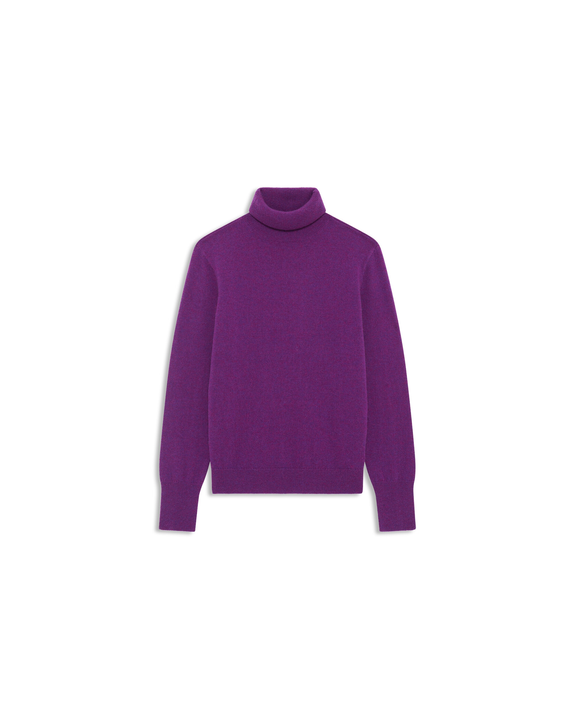 Imagen 4 de Jersey de mujer con cuello alto en cashmere 100% - Caroll - Morado Morado