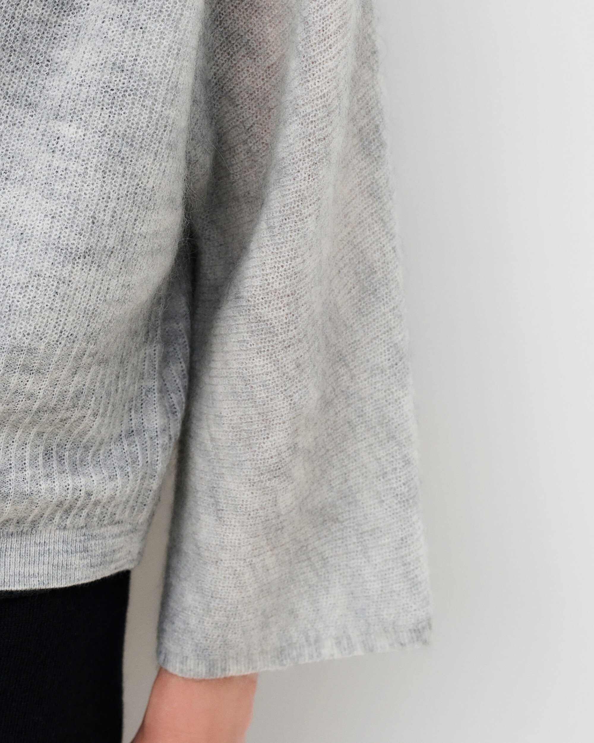 Cárdigan de mujer con escote redondo en lana - Caroll - Gris Gris-3