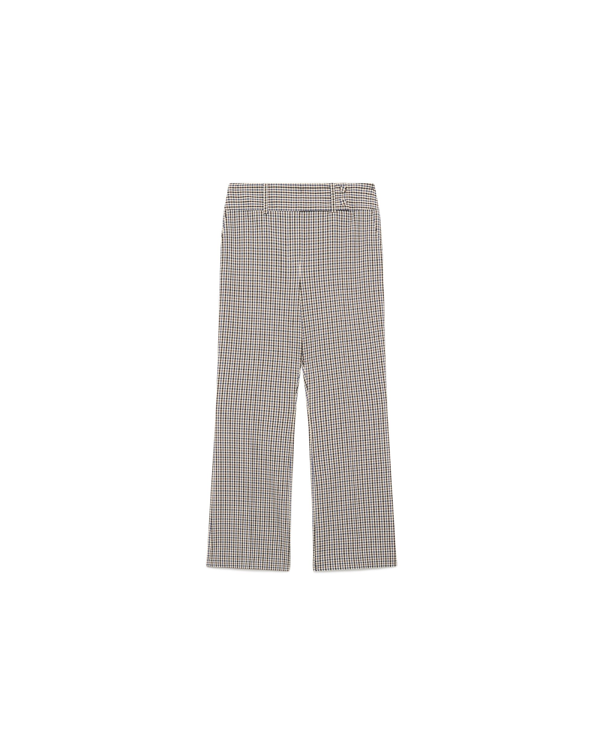 Pantalones rectos de mujer con estampado de cuadros - Caroll - Arena Arena-4