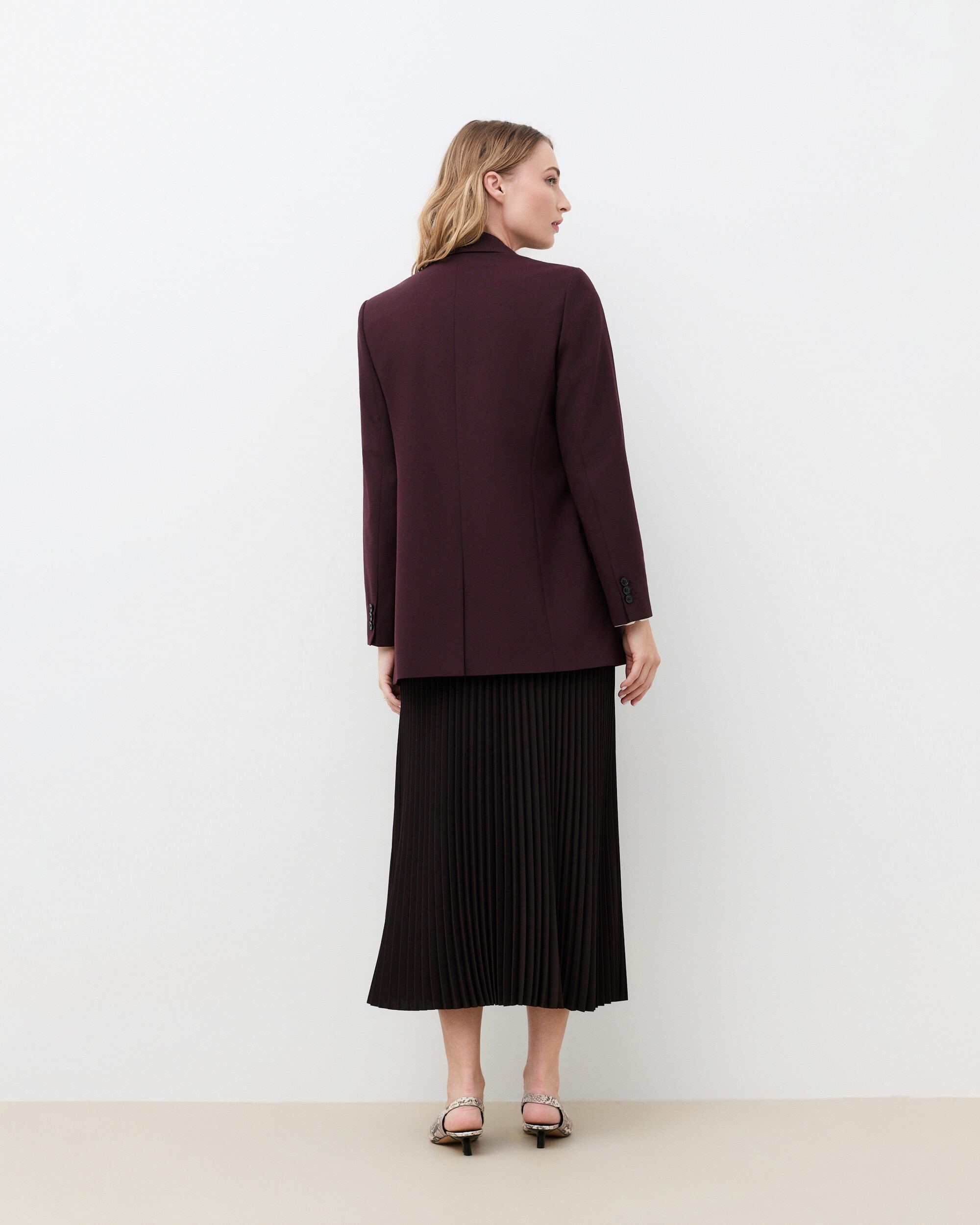 Blazer de mujer oversize - Caroll - Ciruela Ciruela-2
