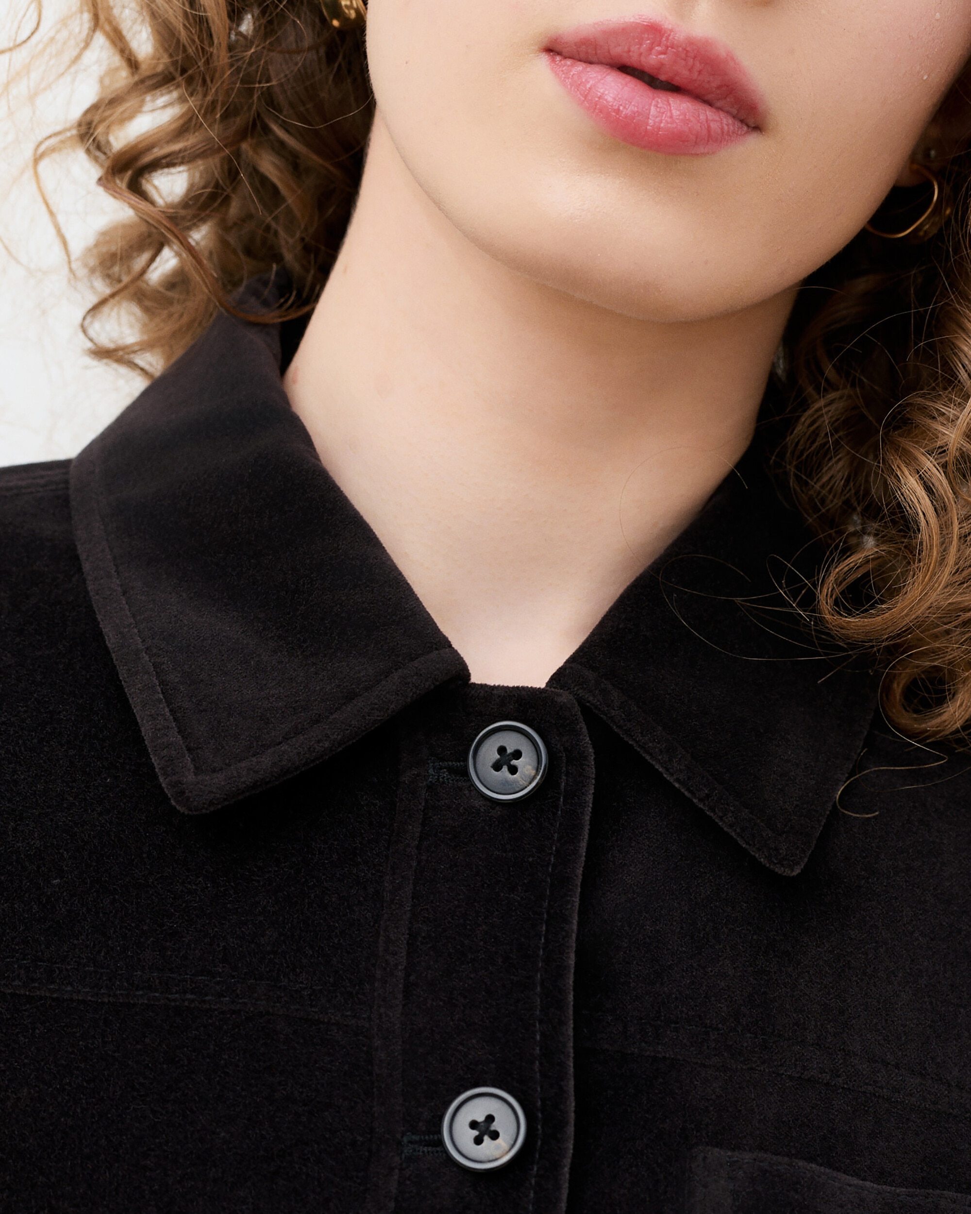 Blazer de mujer con corte cropped - Caroll - Negro Negro-3