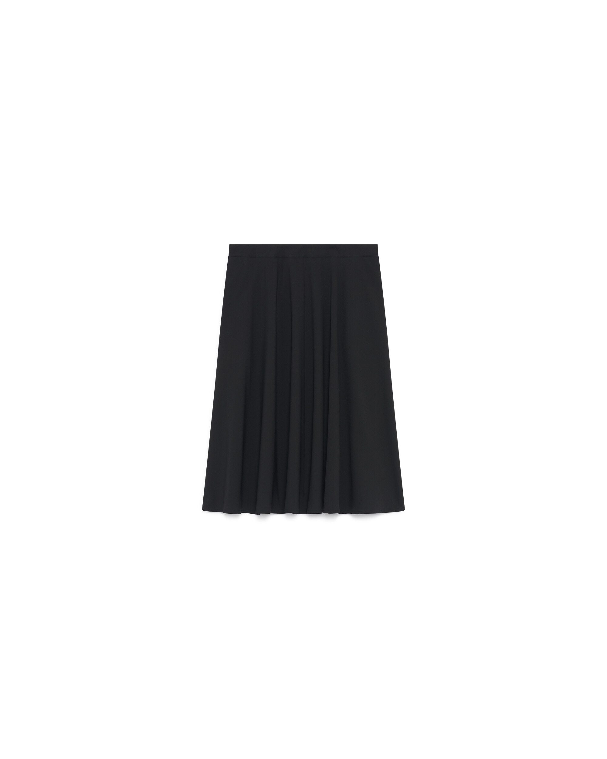 Falda midi de tiro alto - Caroll - Negro Negro-4