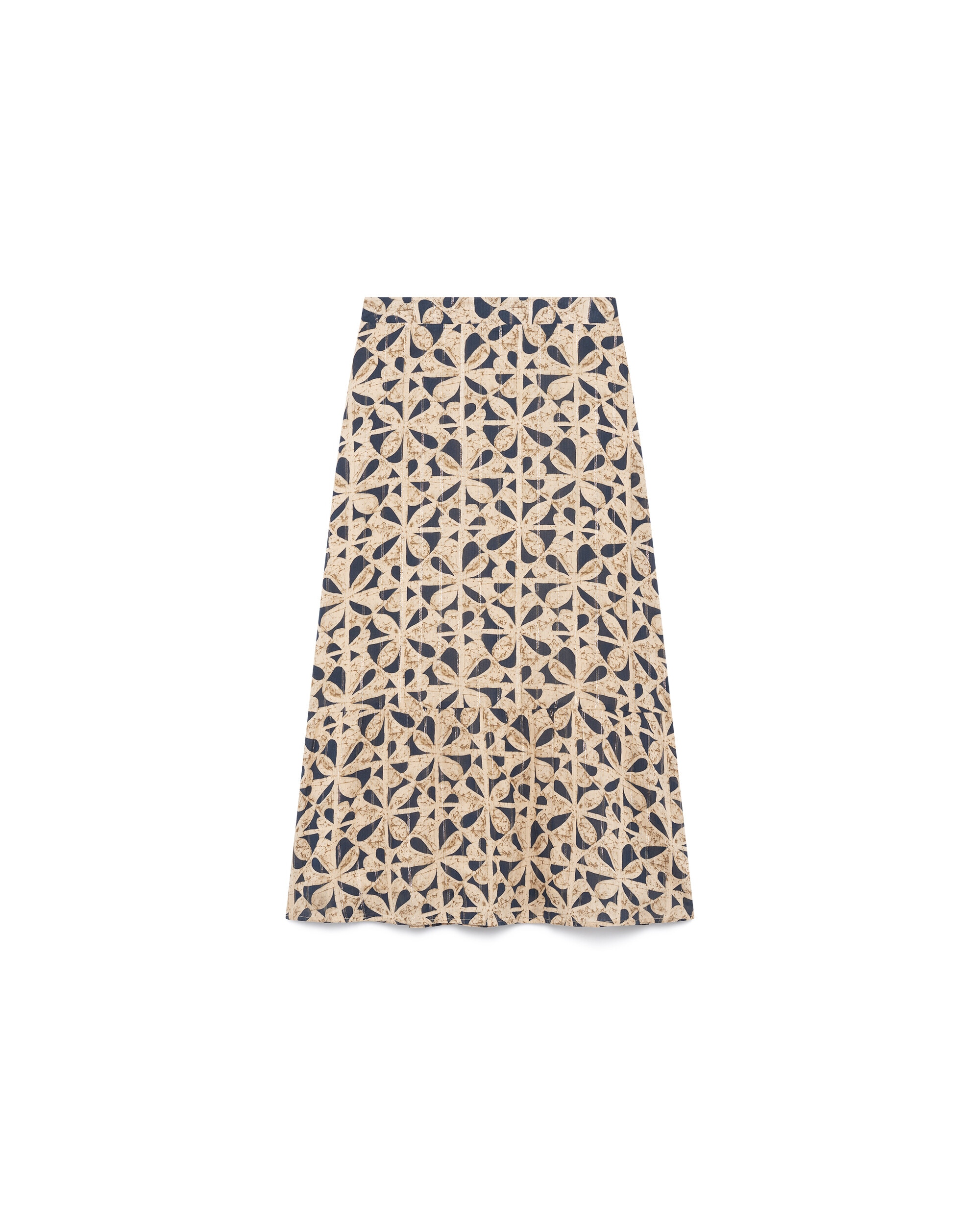 Falda larga con estampado - Caroll - Multicolor Multicolor-4