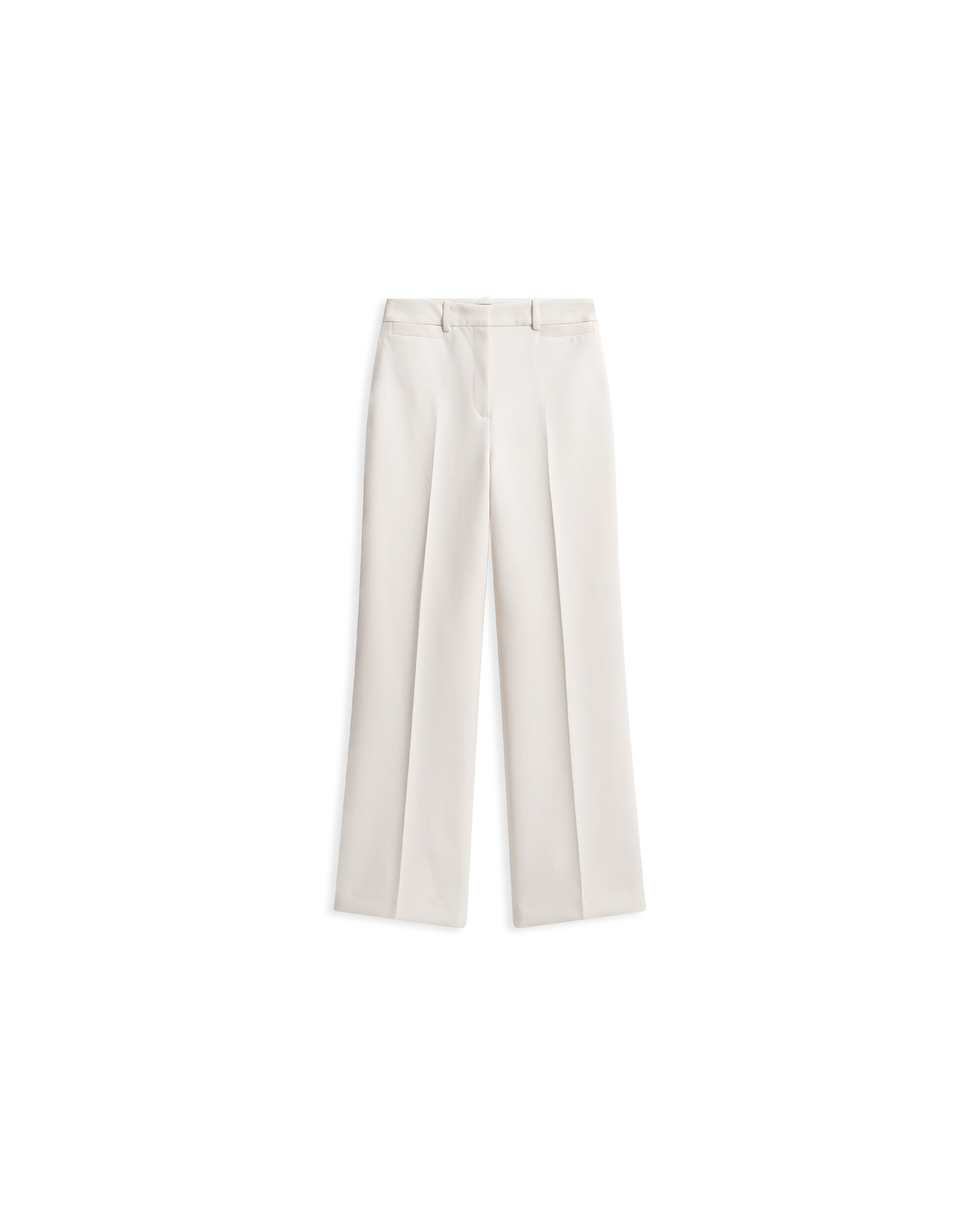 Imagen 4 de Pantalones anchos de mujer con pinza - Caroll - Crema Crema
