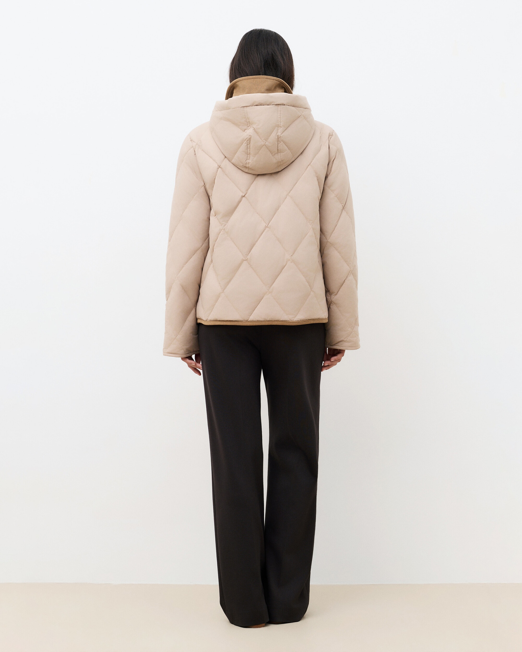 Plumífero de mujer con capucha - Caroll - Beige Beige-2