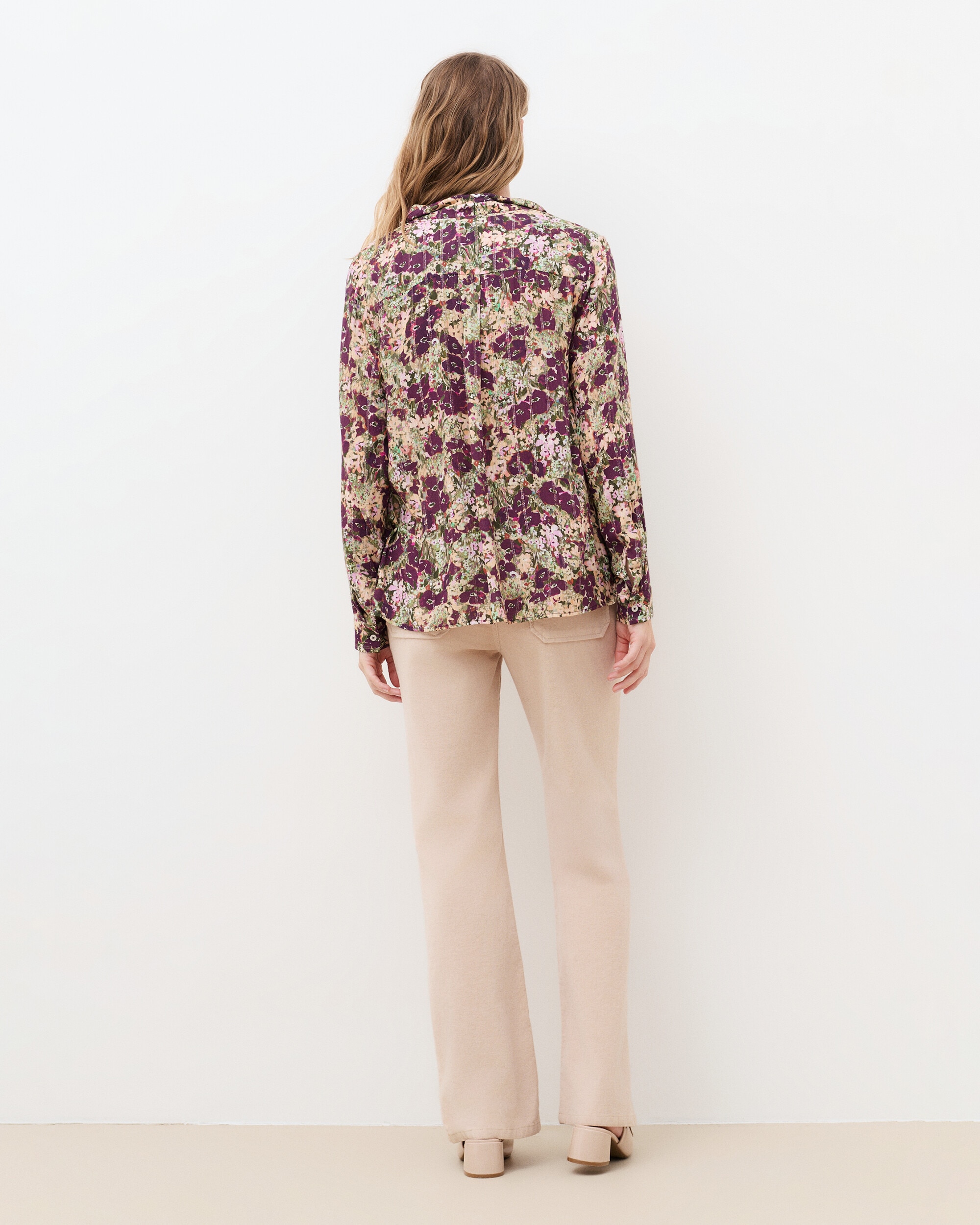 Imagen 2 de Blusa de mujer con cuello camisero - Caroll - Multicolor Multicolor