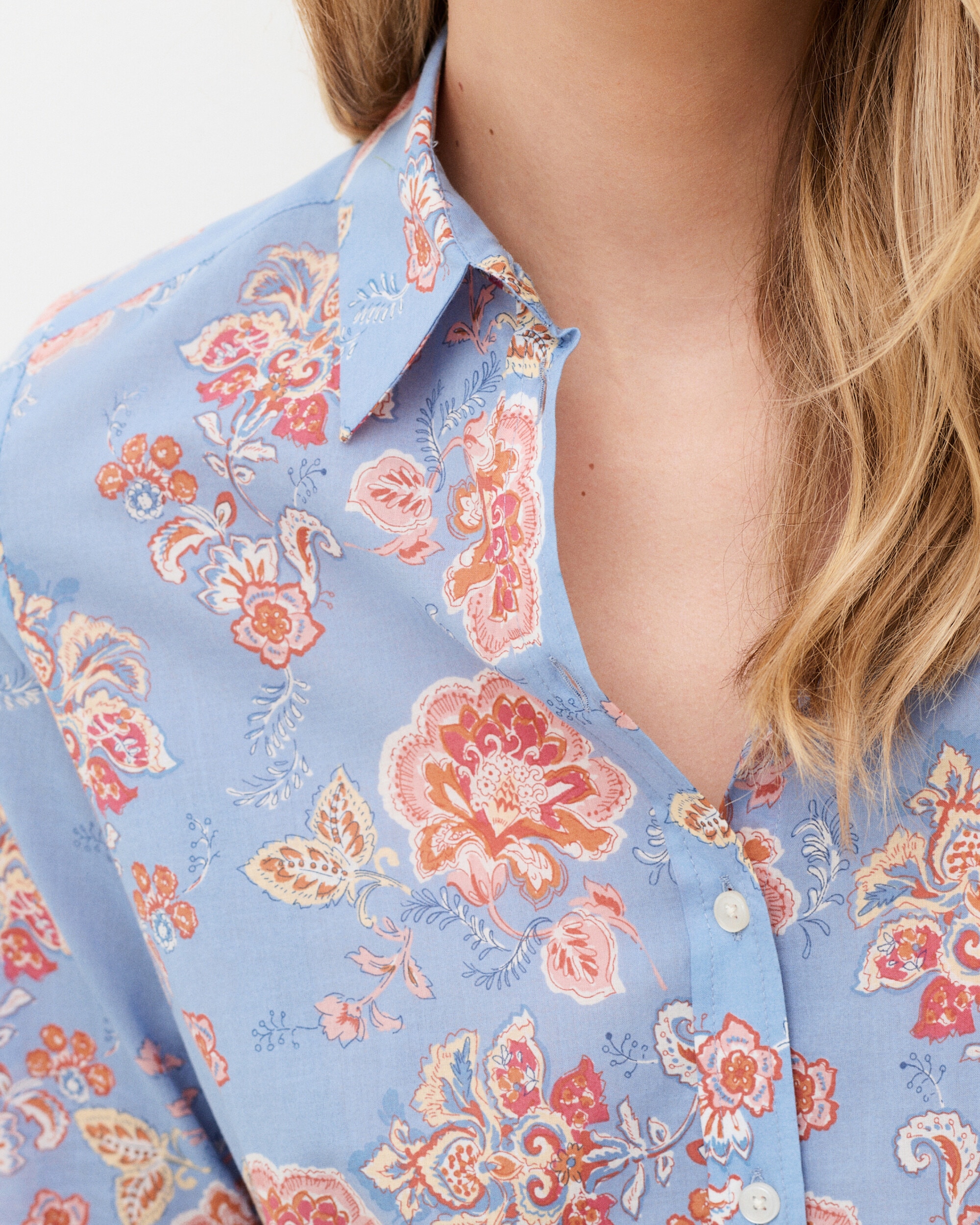 Imagen 3 de Camisa de mujer con estampado de flores - Caroll - Multicolor Multicolor