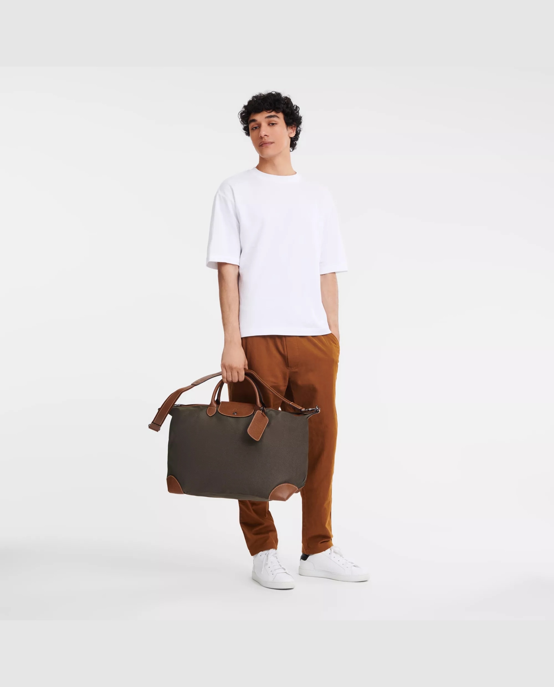 Bolsas de viaje Boxford blanda con capacidad de 30L - Longchamp - Marrón Marrón-2
