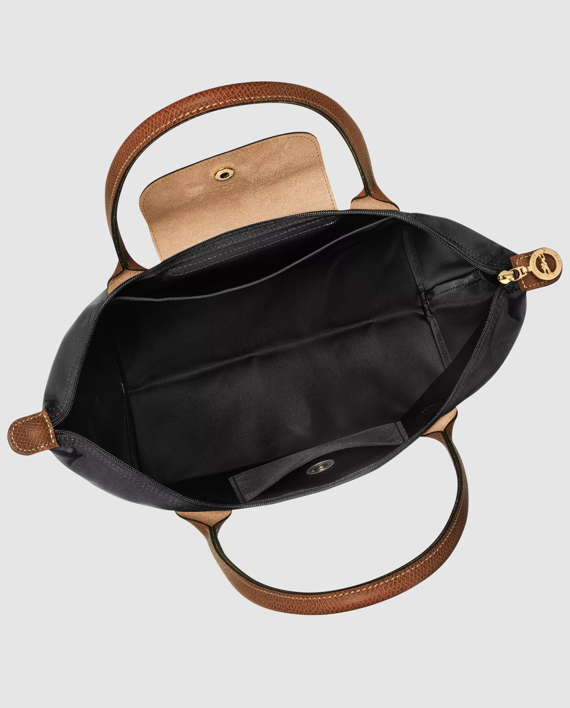 Bolsos de hombro de mujer le pliage original en talla m - Longchamp - Negro Negro-4