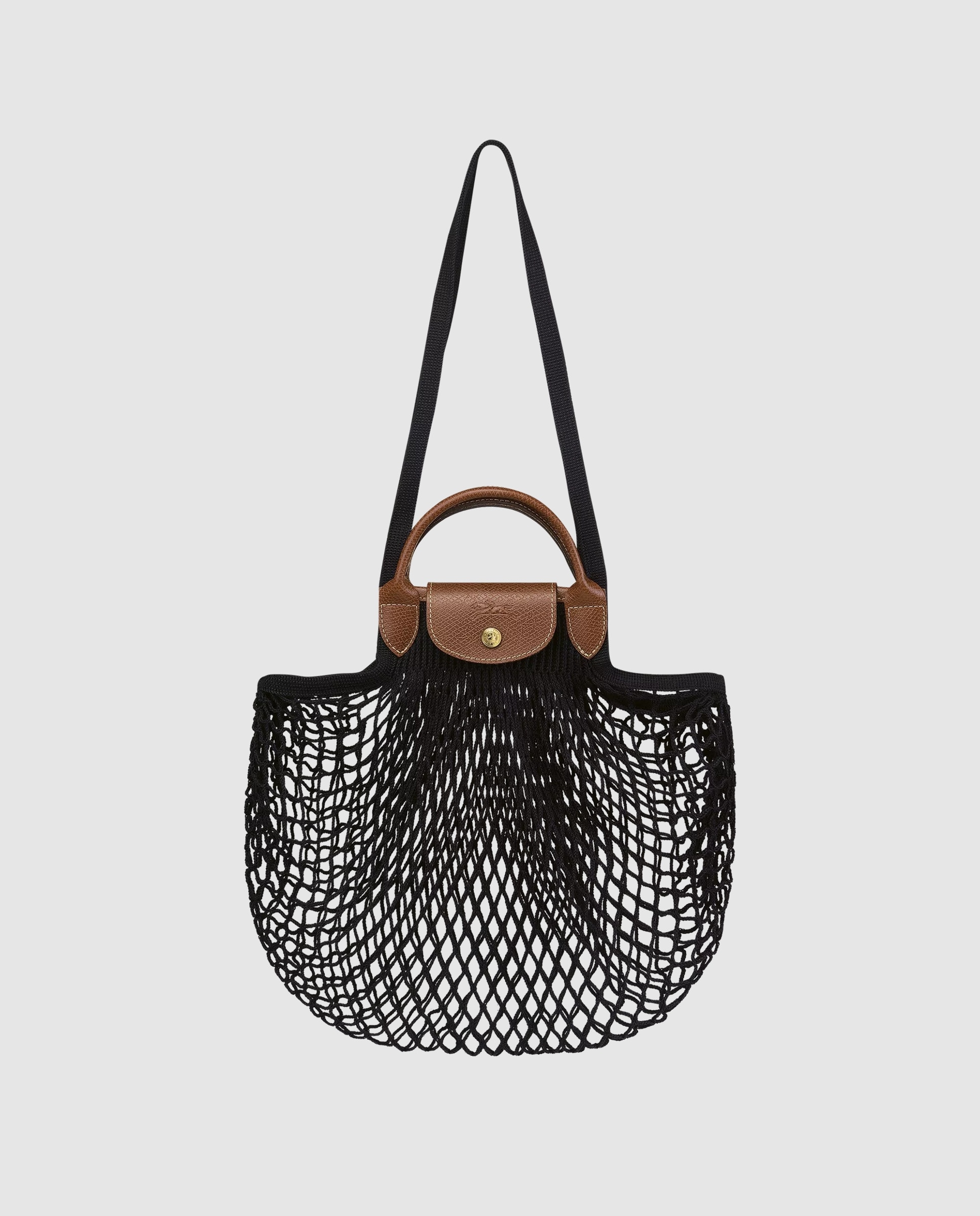 Bolsos de hombro de mujer le pliage filet en talla l - Longchamp - Negro Negro-1