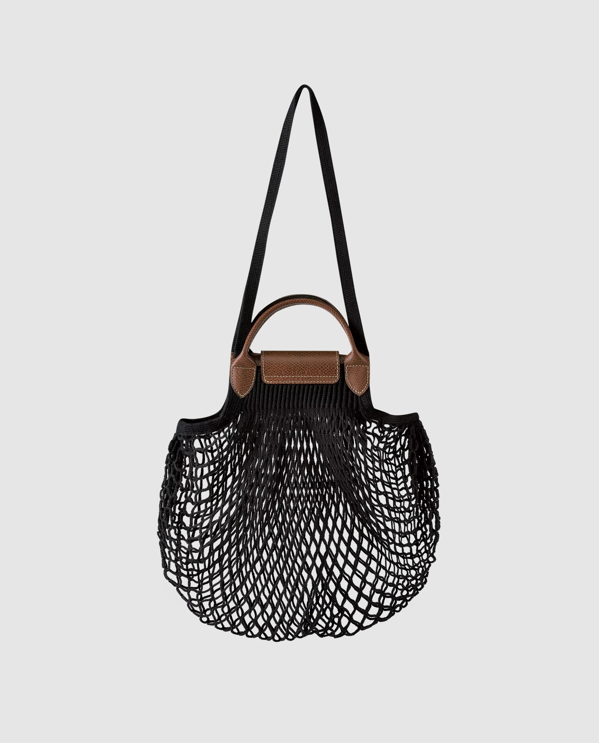 Bolsos de hombro de mujer le pliage filet en talla l - Longchamp - Negro Negro-3