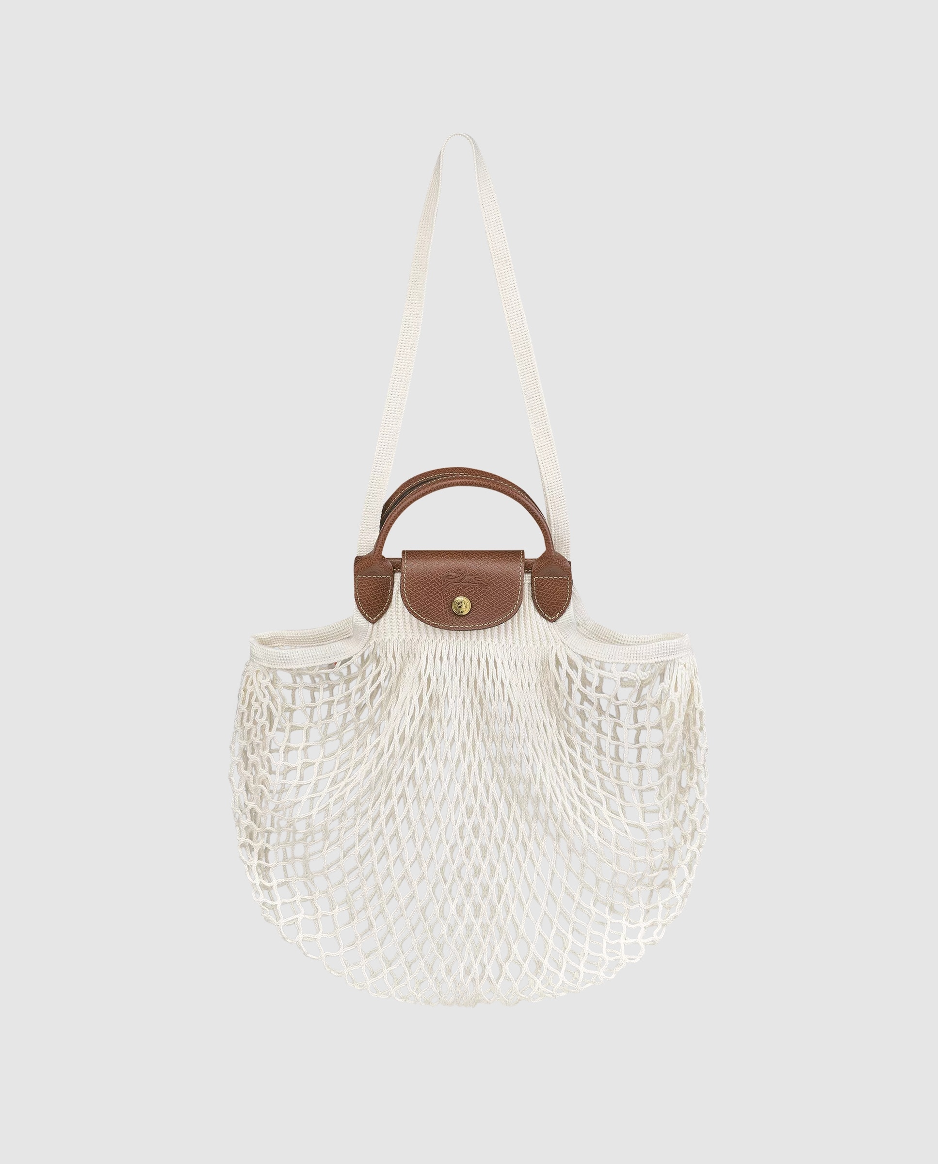 Bolsos de hombro de mujer le pliage filet en talla l - Longchamp - Crudo Crudo-1