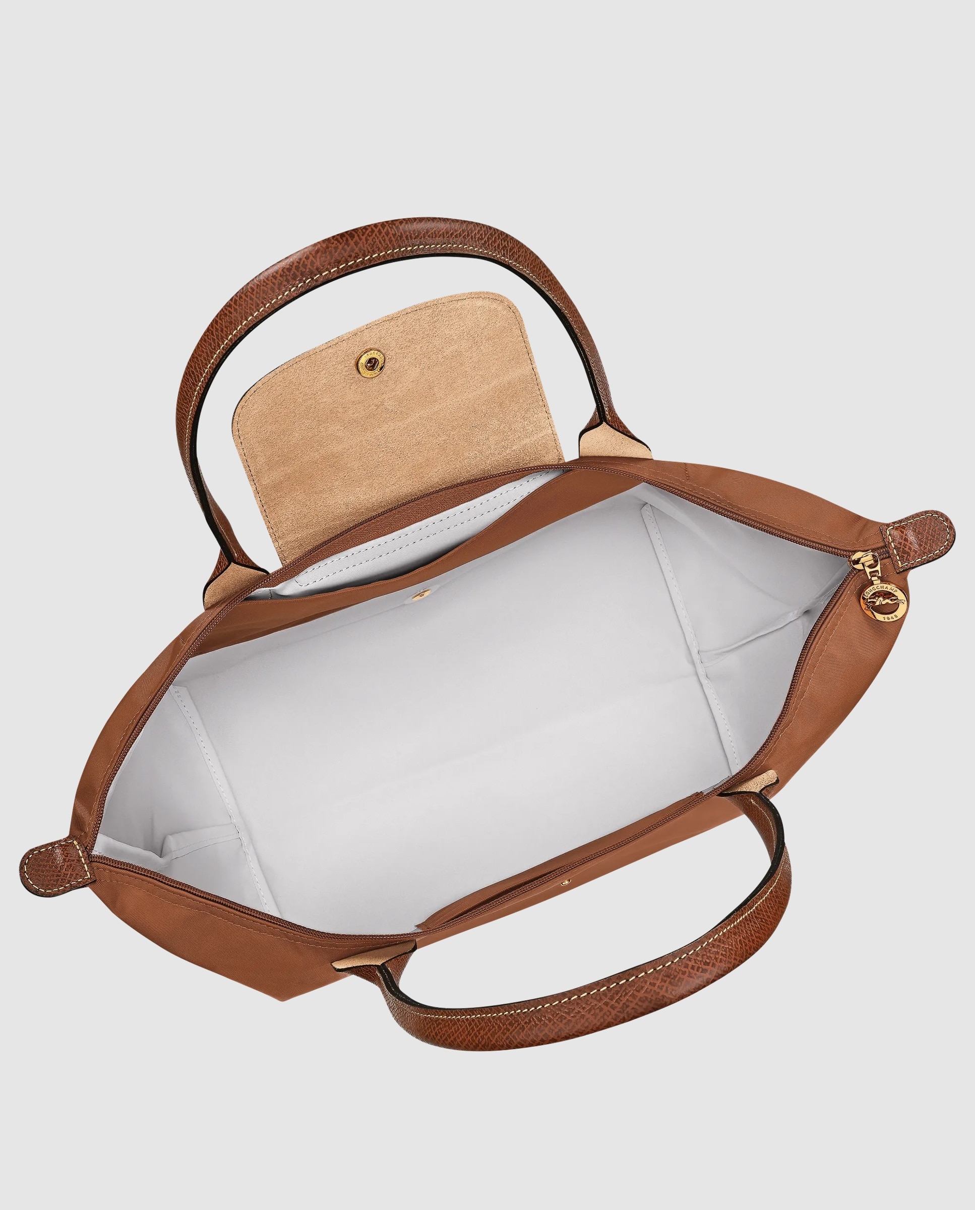 Bolsos de hombro de mujer le pliage original en talla l - Longchamp - Marrón claro Marrón claro-5