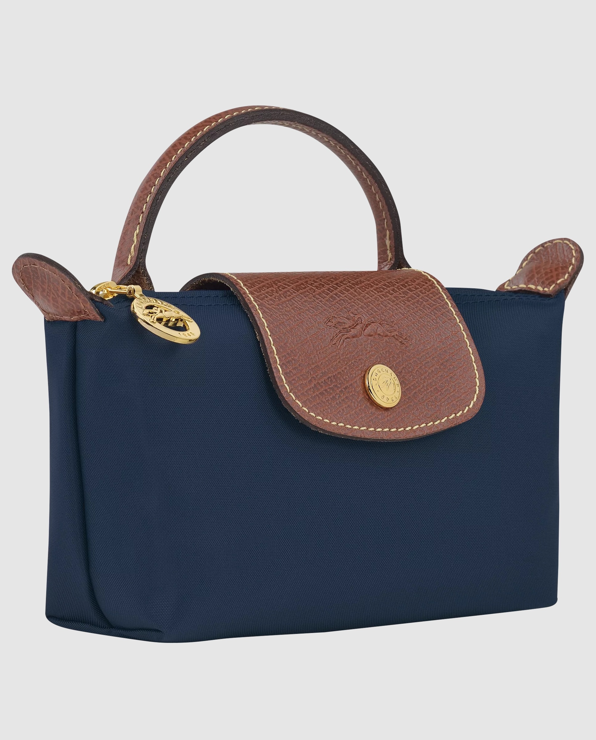 Bolsos pequeños de mujer le pliage original - Longchamp - Azul marino Azul marino-4