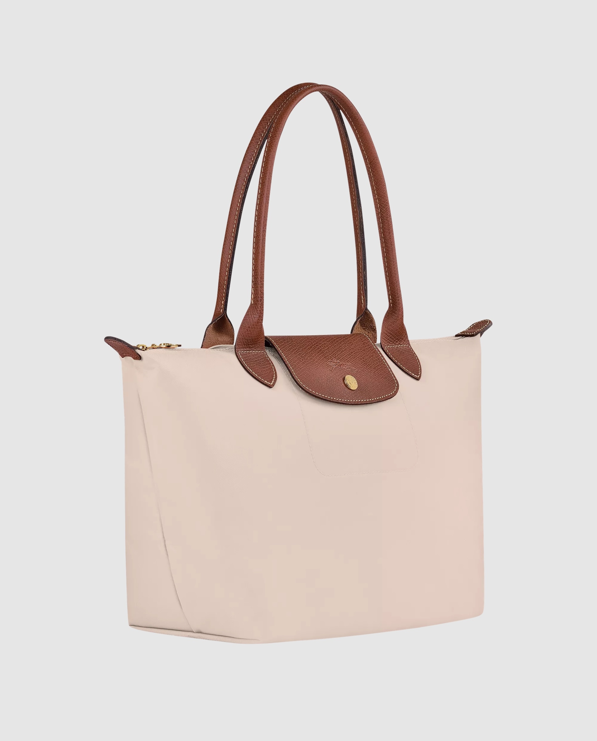 Bolsos de hombro de mujer le pliage original en talla m - Longchamp - Beige Beige-3