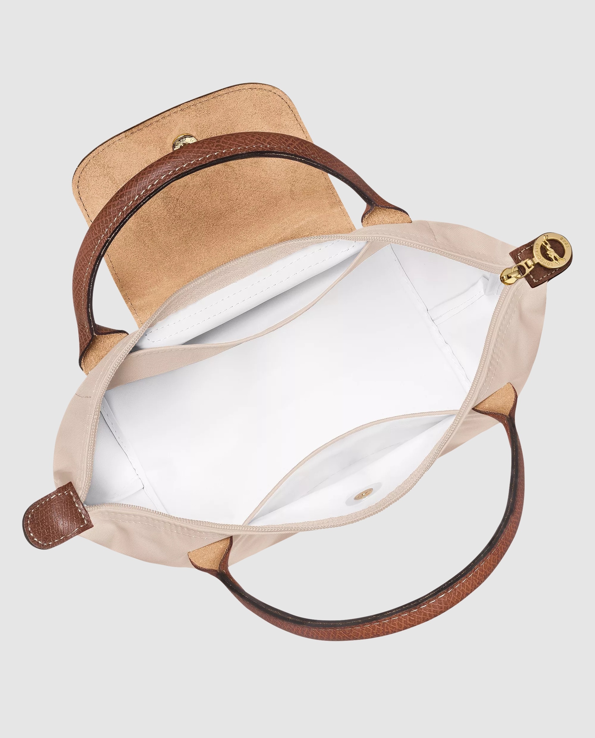 Bolsos de mano de mujer le pliage original en talla s - Longchamp - Beige Beige-4
