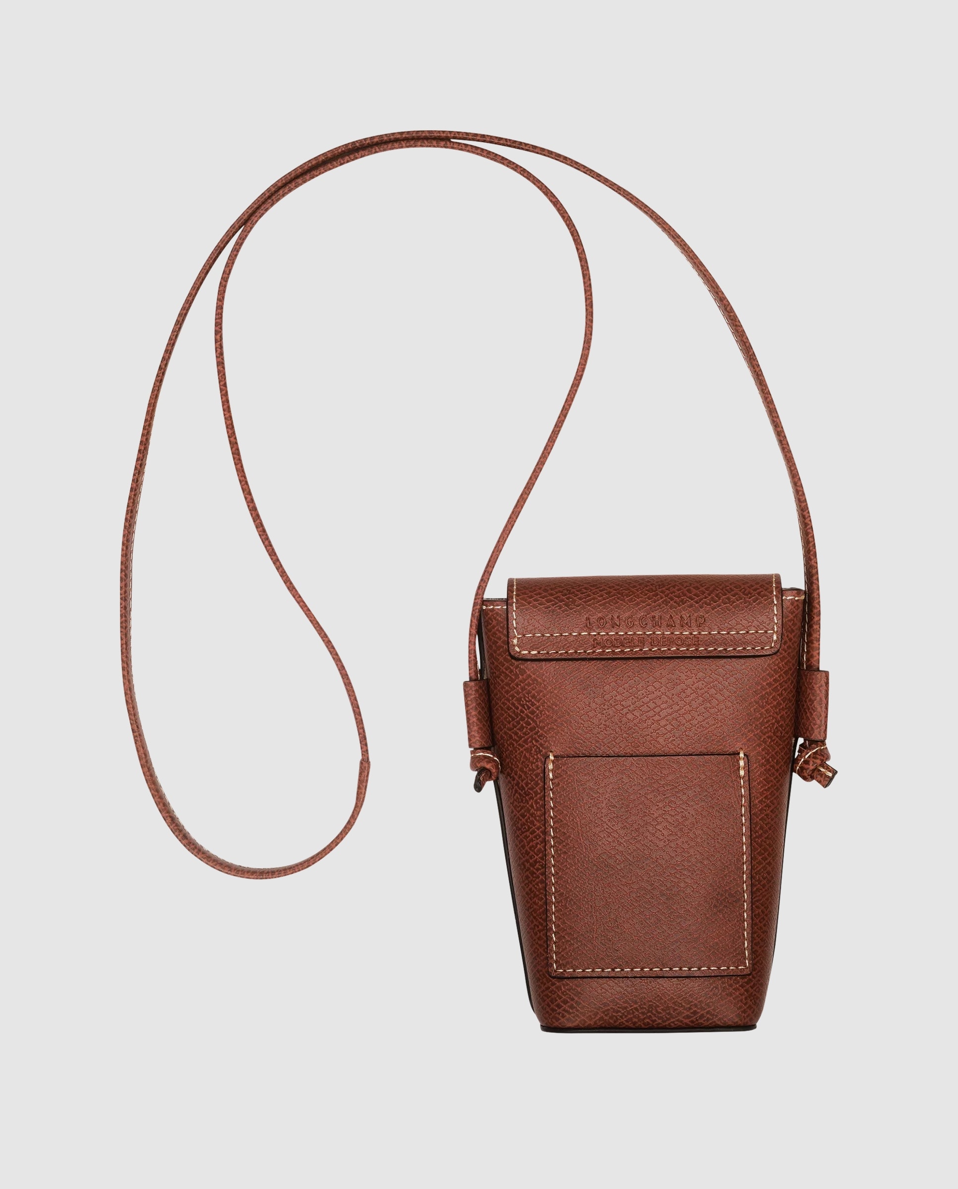 Bolso para móvil de mujer épure - Longchamp - Marrón Marrón-4