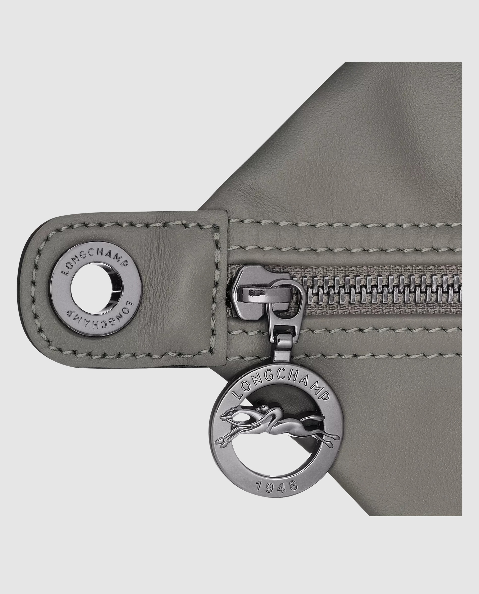 Bolso de hombro de mujer le pliage xtra en talla m - Longchamp - Gris claro Gris claro-6