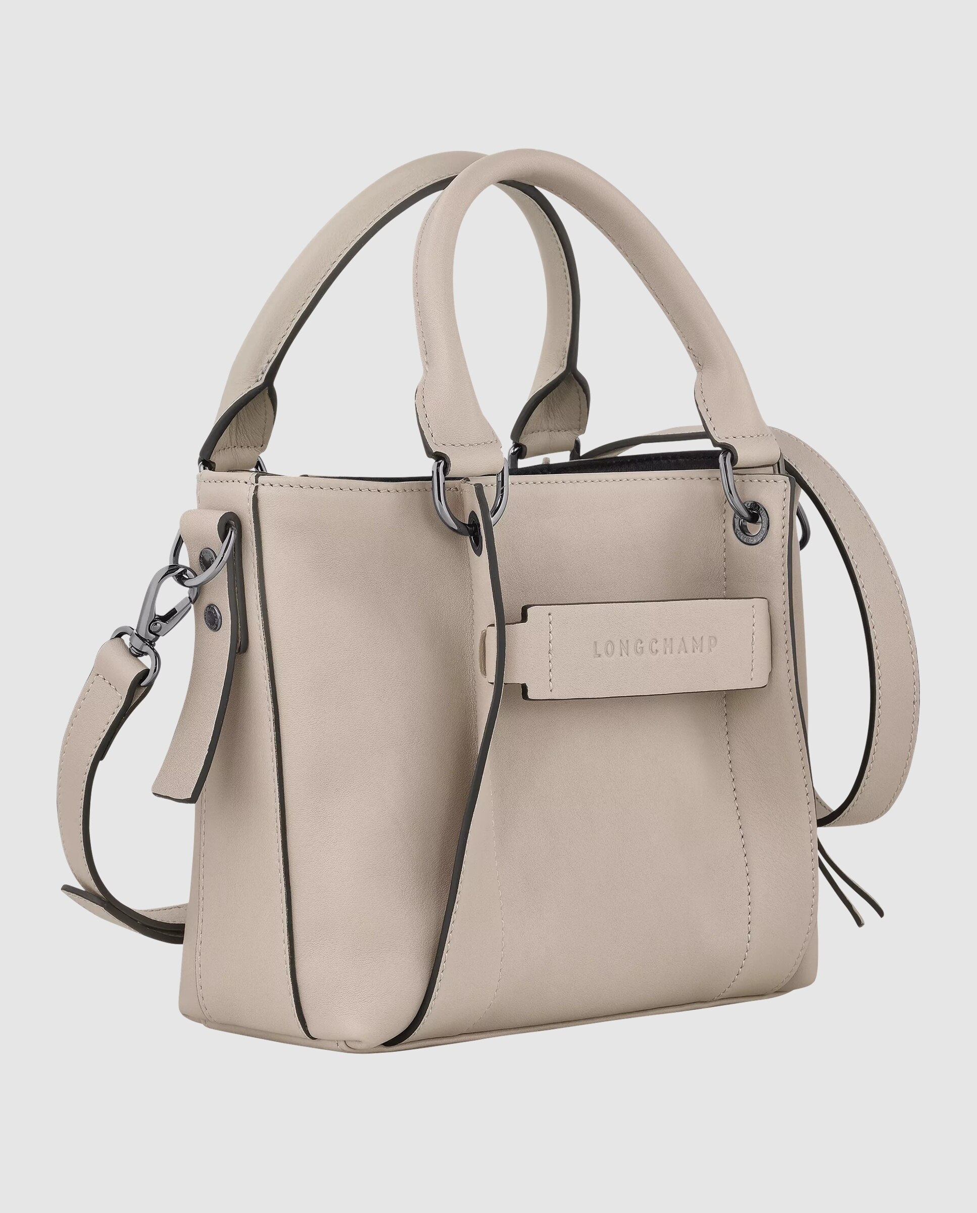 Bolsos de mano de mujer longchamp 3d en talla s - Beige Beige-3