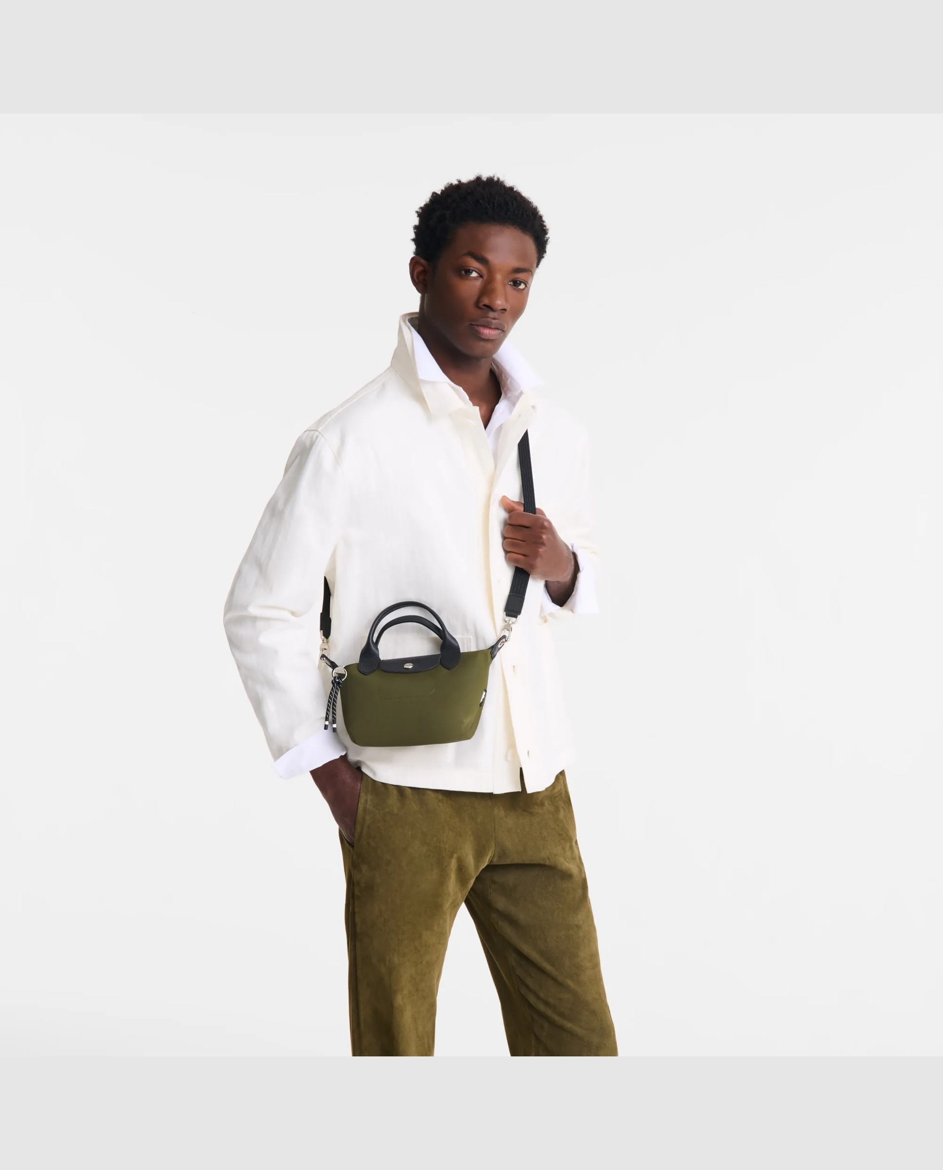 Bolsos de mano de mujer le pliage energy en talla xs - Longchamp - Kaki Kaki-2