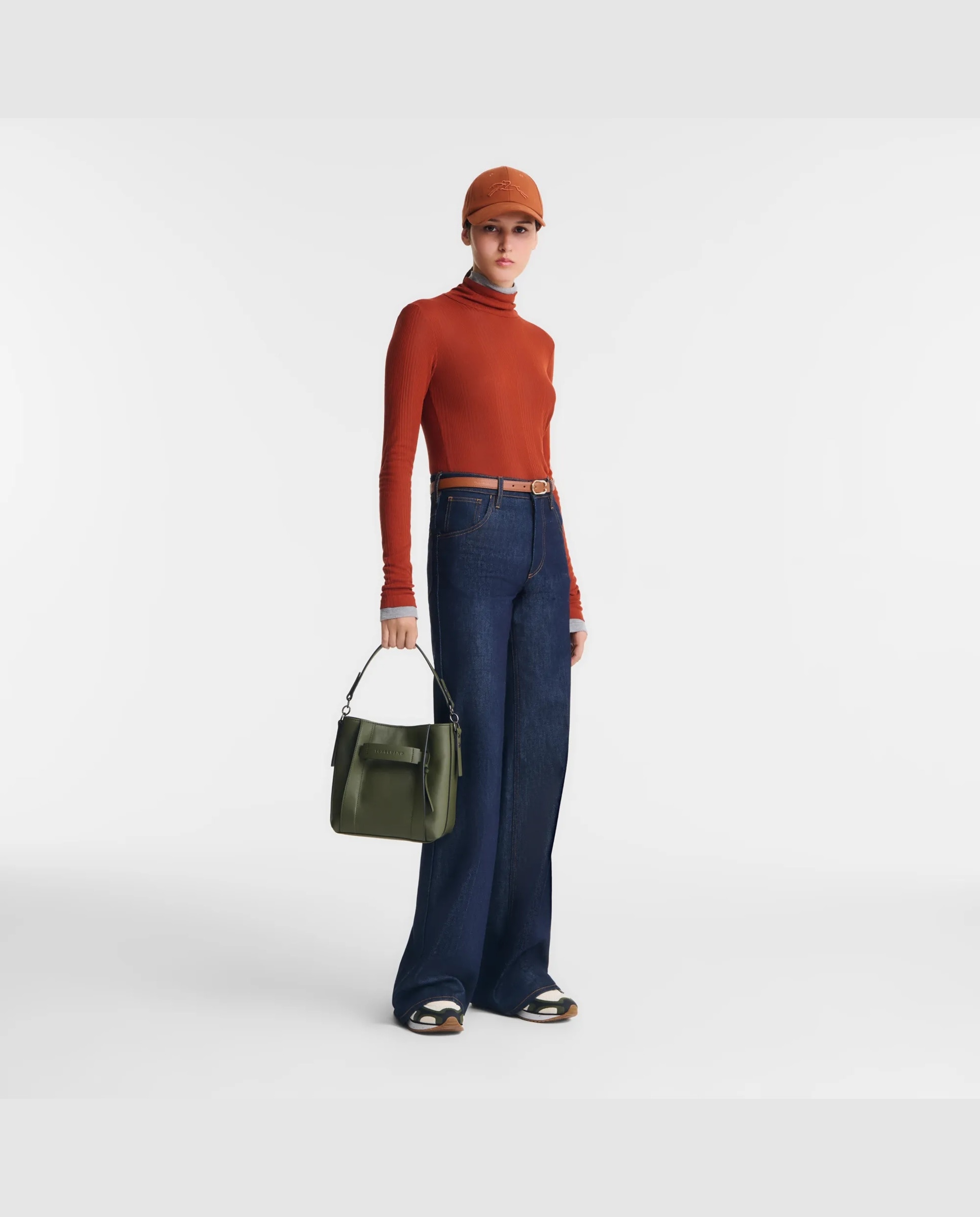 Bandoleras de mujer longchamp 3d en talla s - Kaki Kaki-2