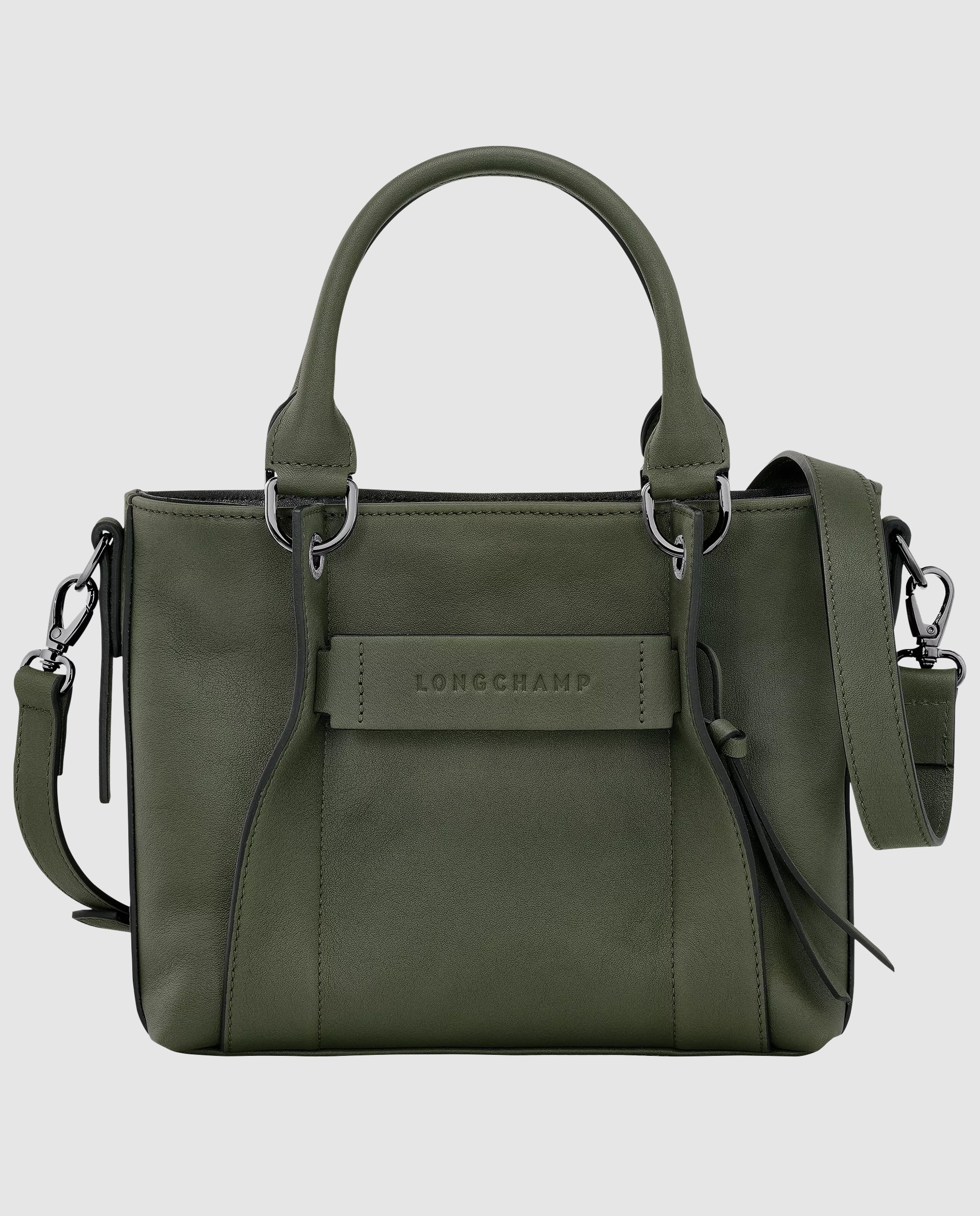 Bolsos de mano de mujer longchamp 3d en talla s - Kaki Kaki-1
