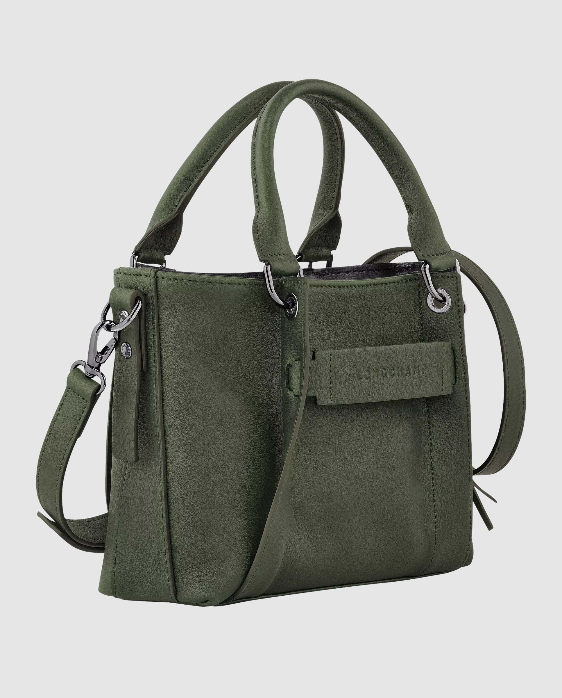 Bolsos de mano de mujer longchamp 3d en talla s - Kaki Kaki-3