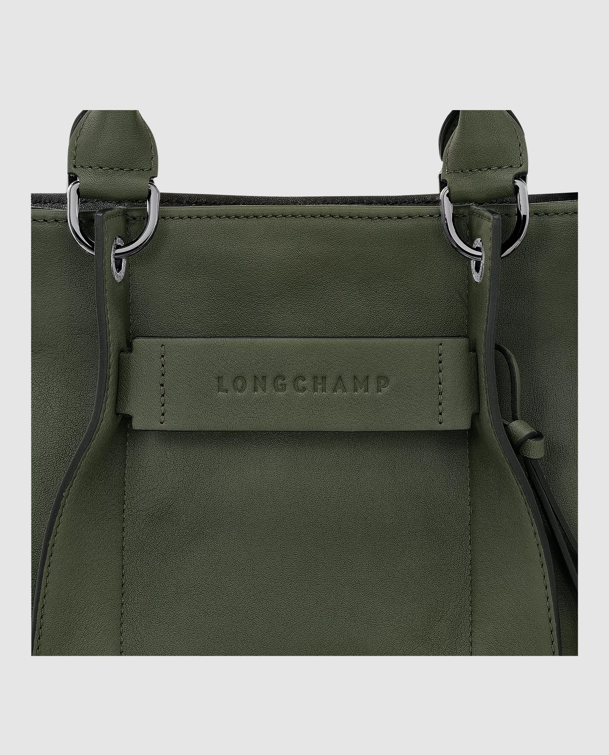 Bolsos de mano de mujer longchamp 3d en talla s - Kaki Kaki-5
