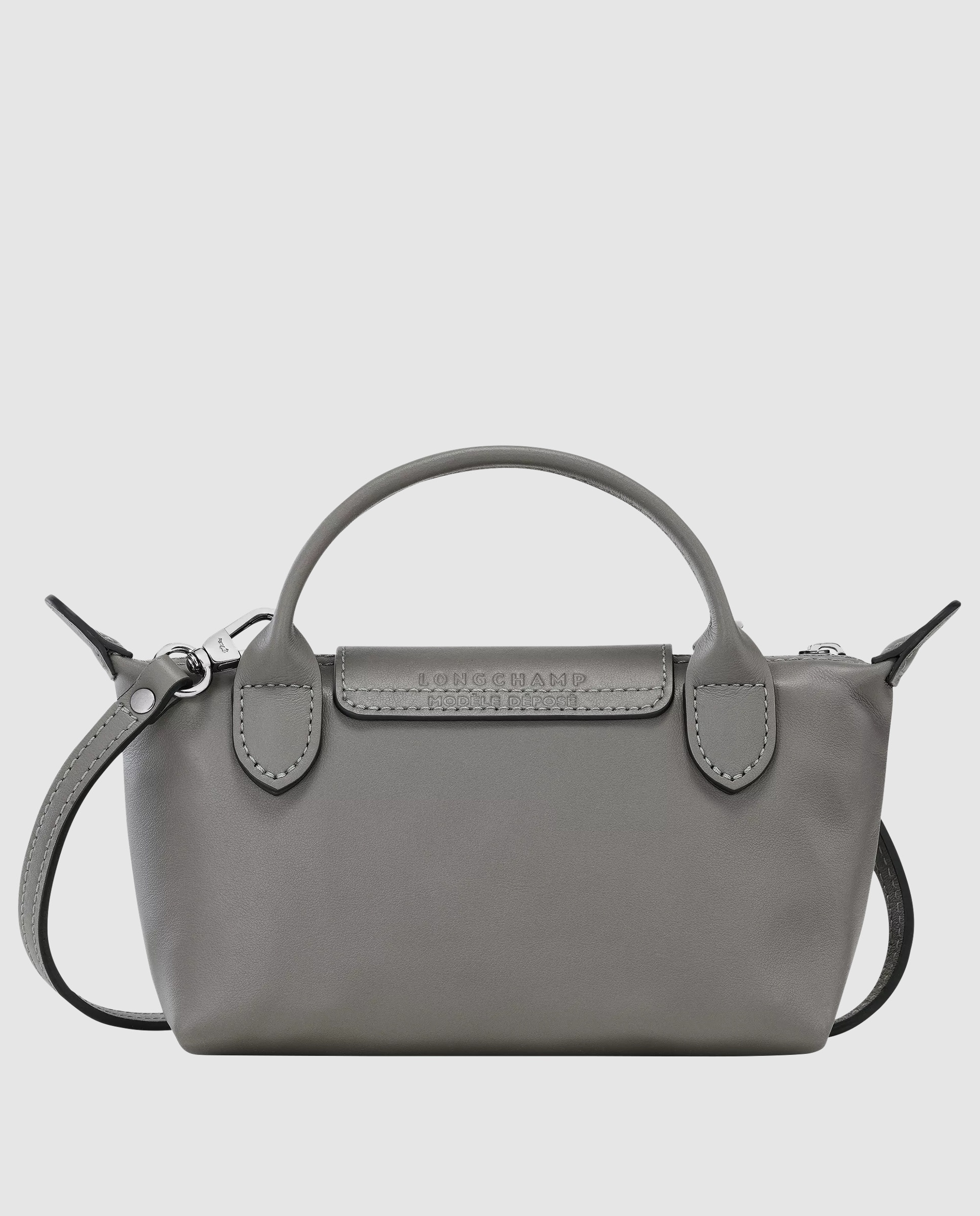 Bolsos pequeños de mujer le pliage xtra en talla xs - Longchamp - Gris claro Gris claro-4
