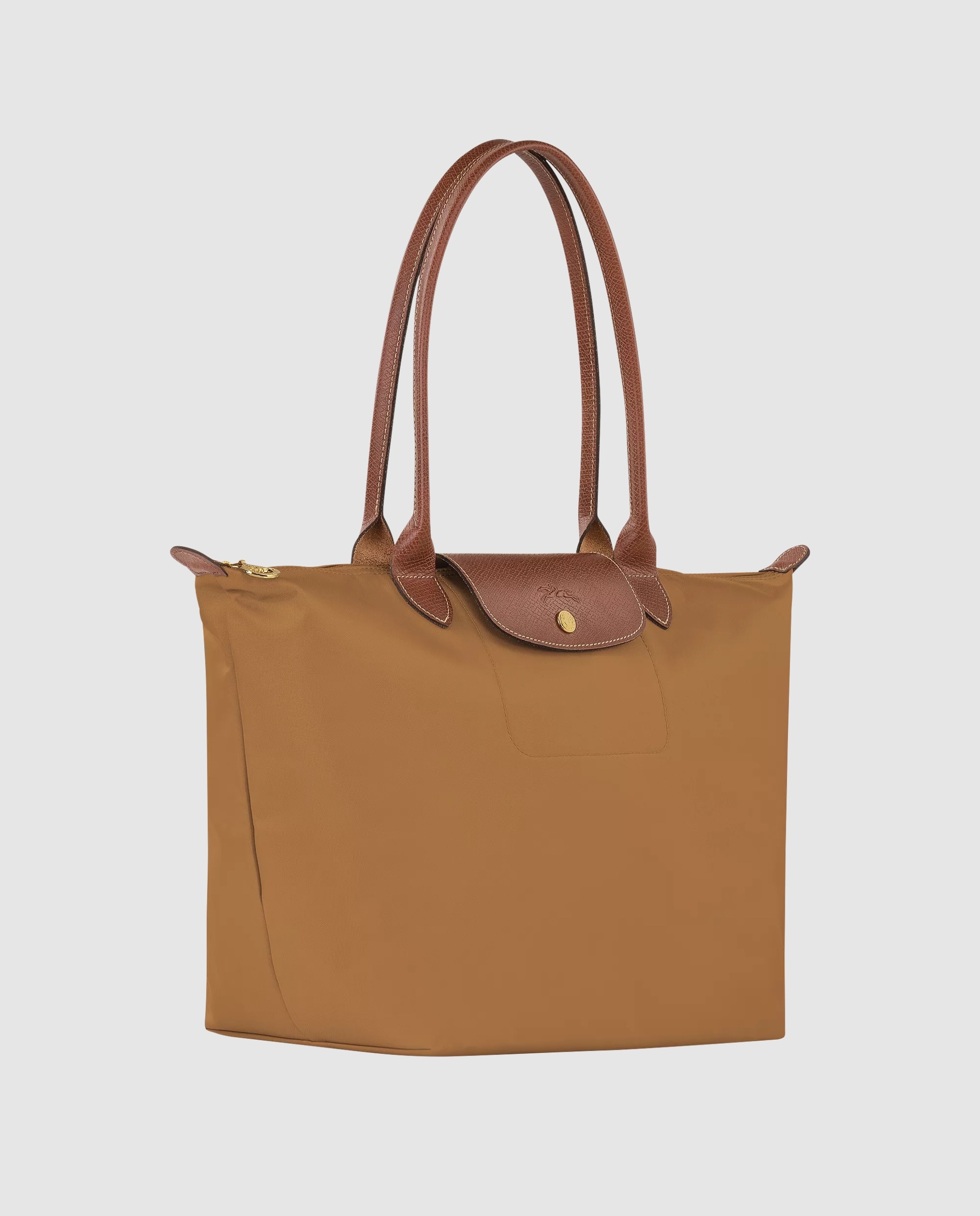 Bolsos de hombro de mujer le pliage original en talla l - Longchamp - Camel Camel-3