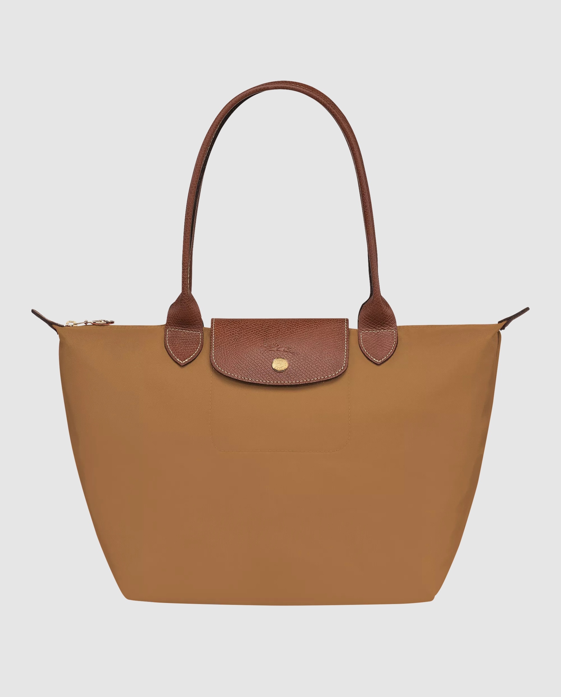 Bolsos de hombro de mujer le pliage original en talla m - Longchamp - Camel Camel-1