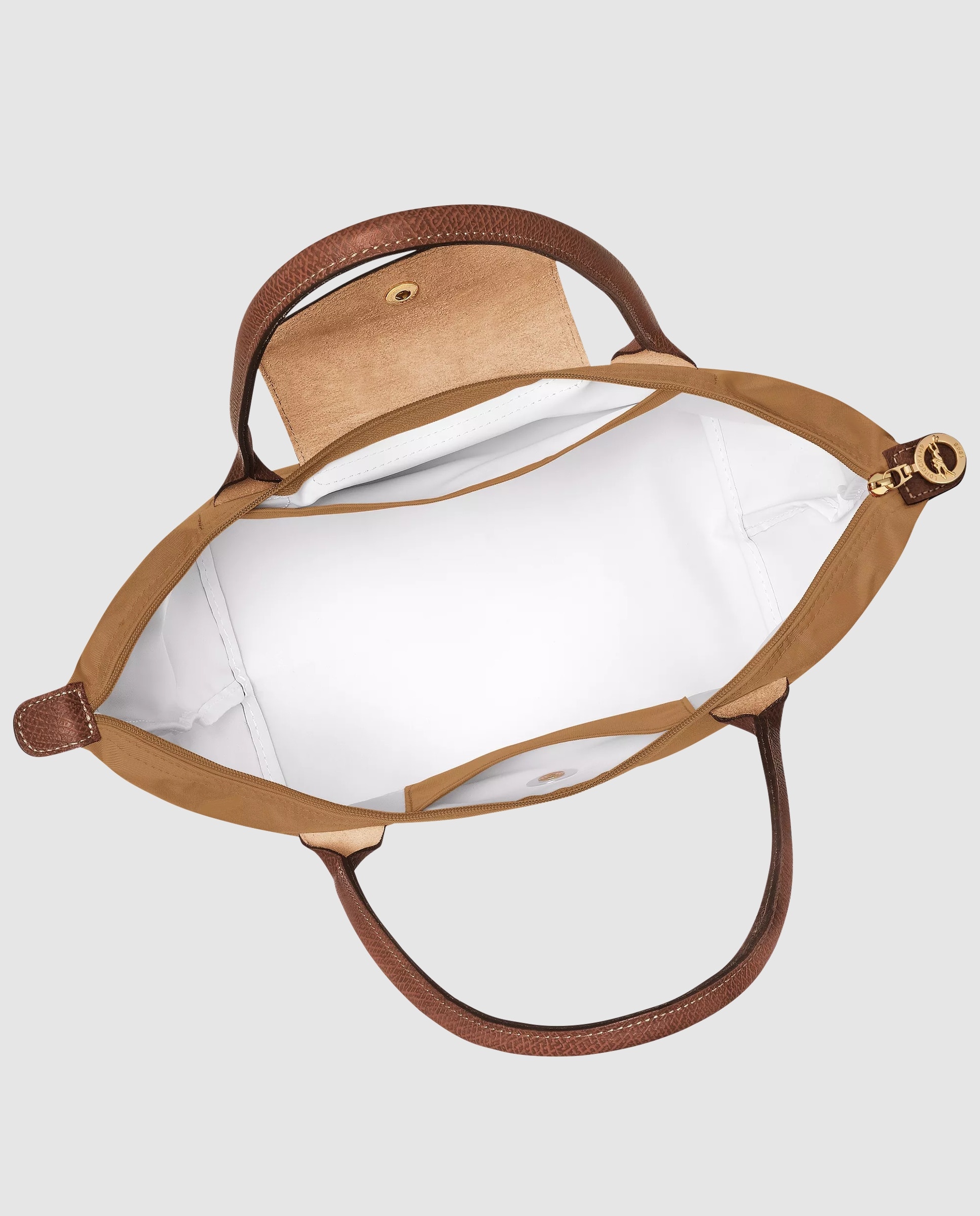 Bolsos de hombro de mujer le pliage original en talla m - Longchamp - Camel Camel-5