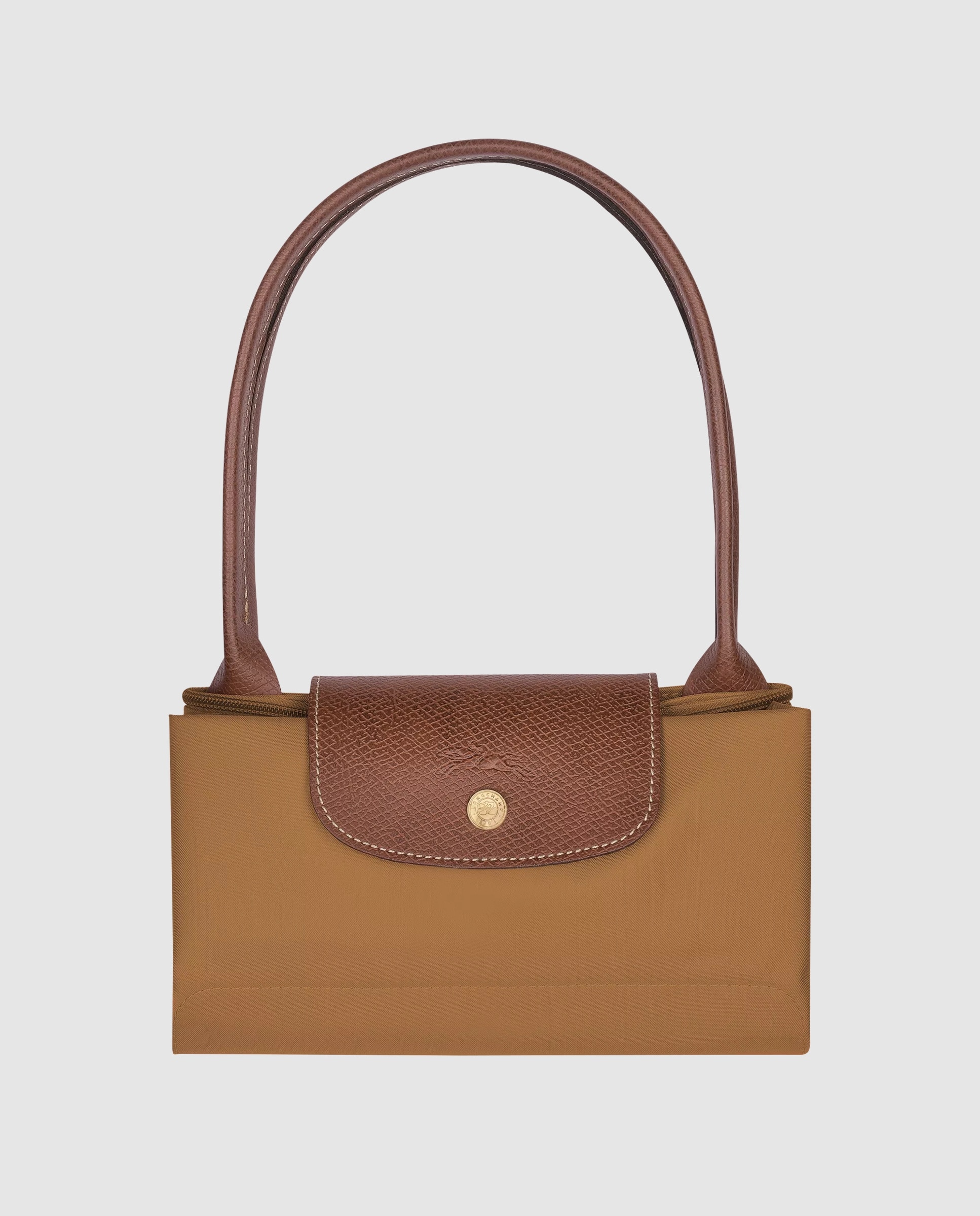 Bolsos de hombro de mujer le pliage original en talla m - Longchamp - Camel Camel-7