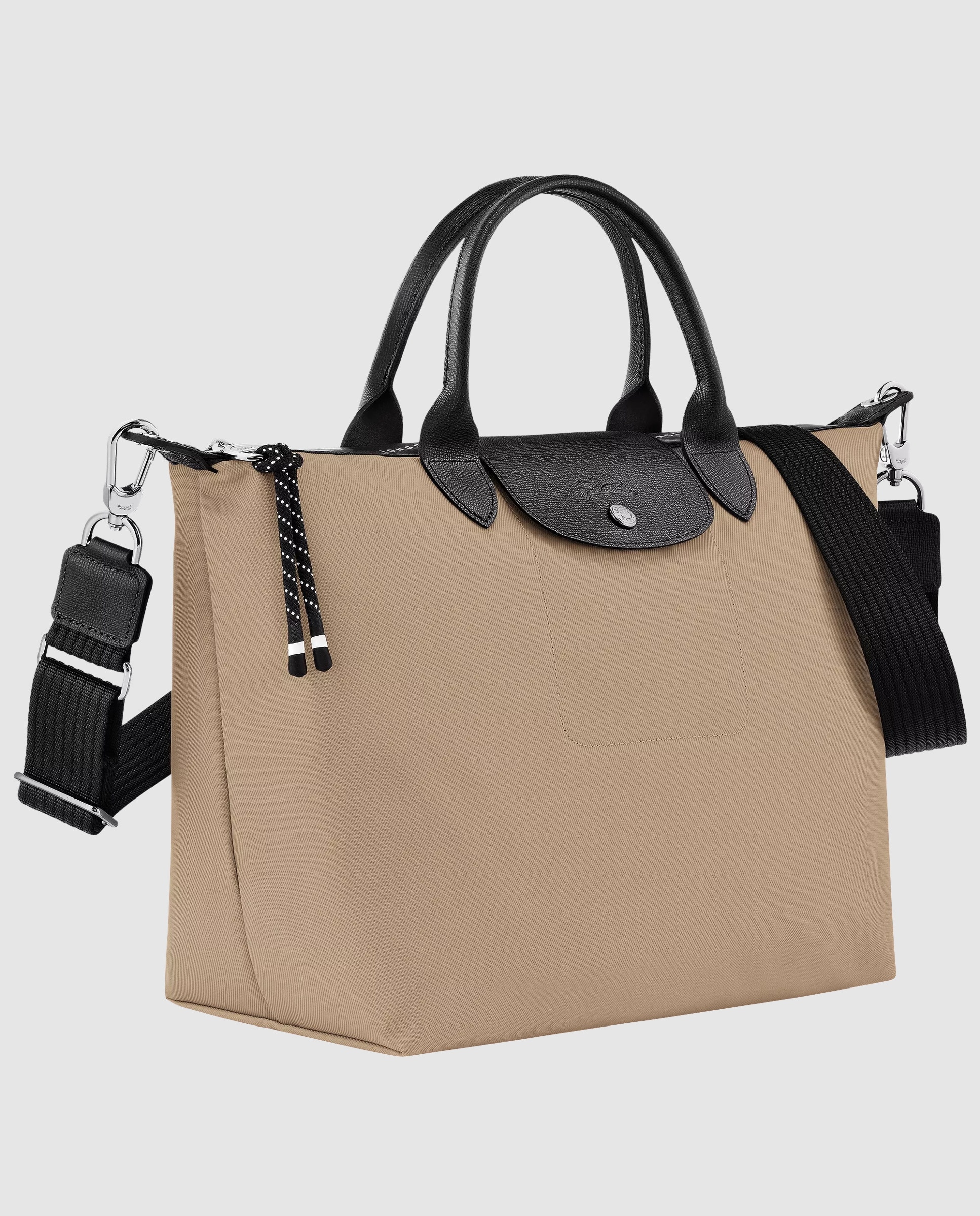 Bolsos de mano de mujer le pliage energy en talla l - Longchamp - Beige Beige-3