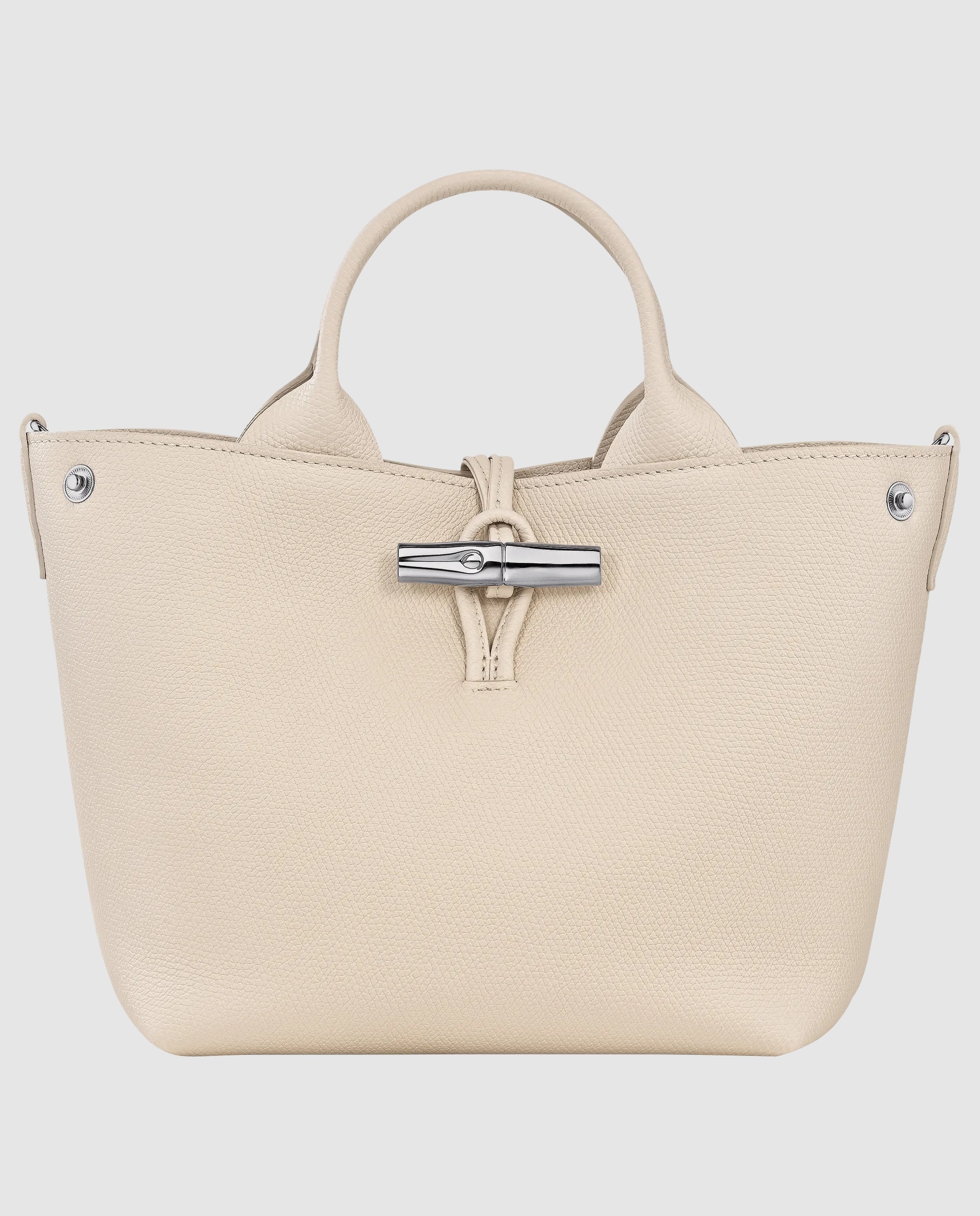 Bolsos de mano de mujer le roseau en talla s - Longchamp - Crema Crema-5