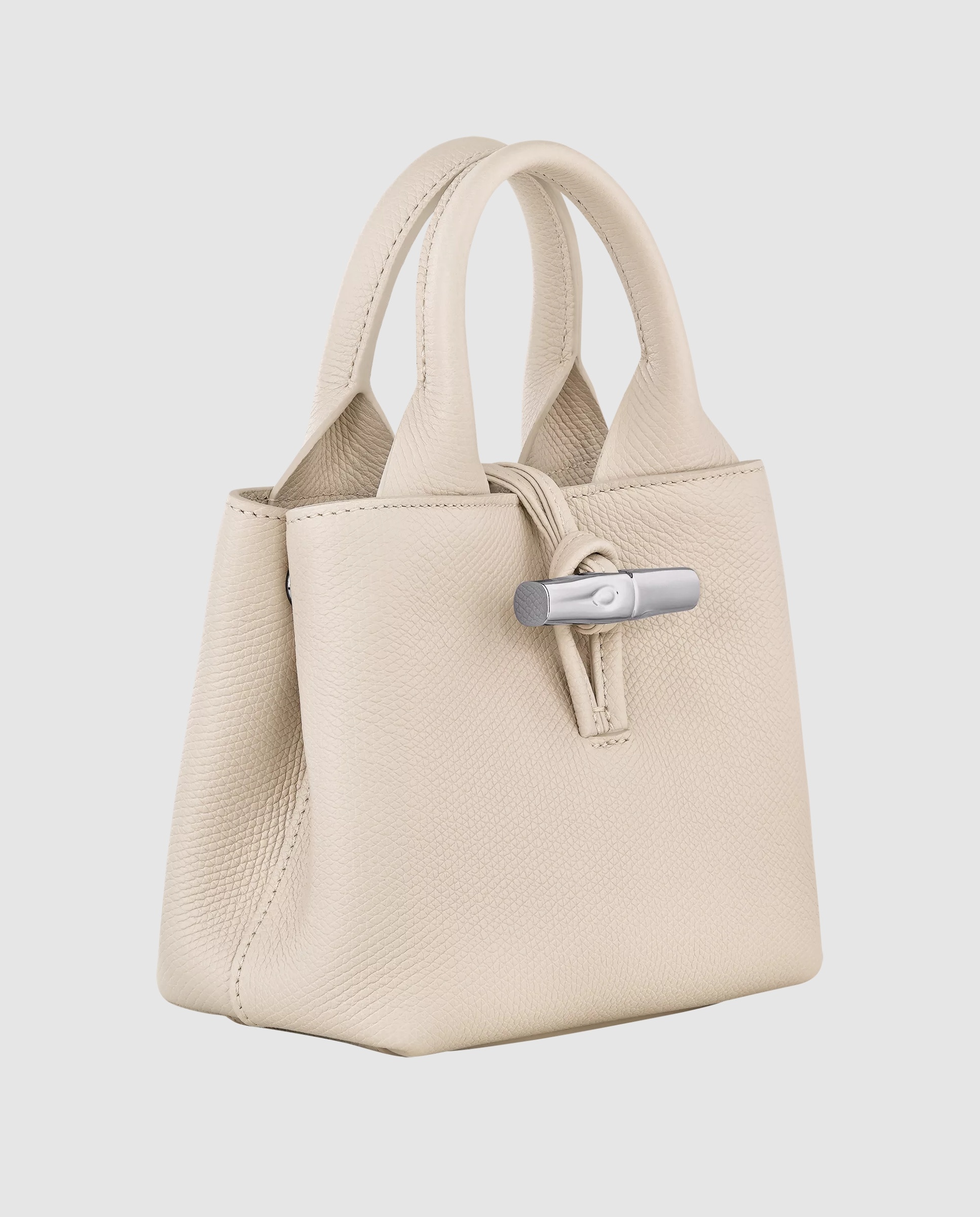 Bolsos de mano de mujer le roseau en talla xs - Longchamp - Beige / Blanco Beige / Blanco-4