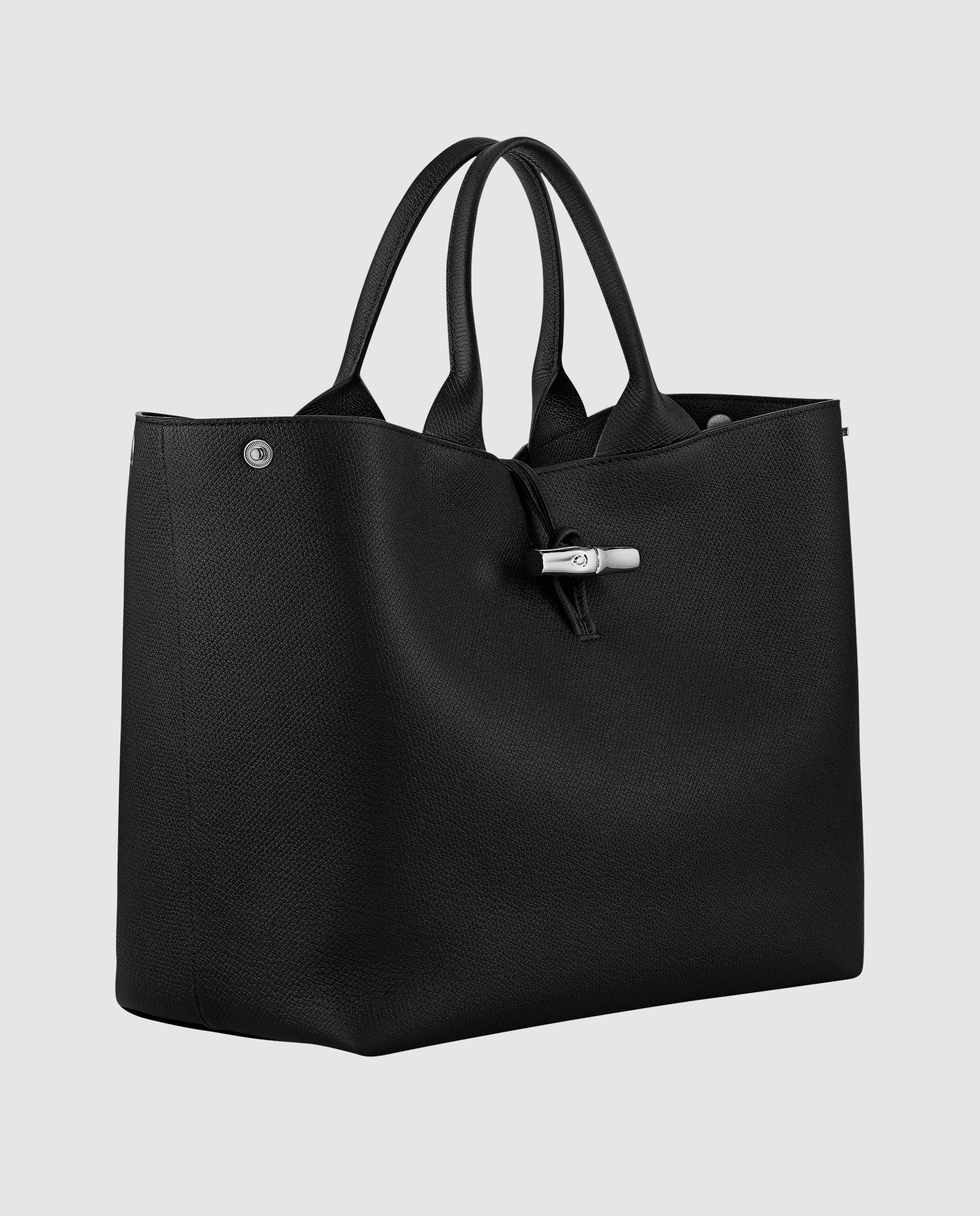 Bolsos de mano de mujer le roseau en talla l - Longchamp - Negro Negro-3