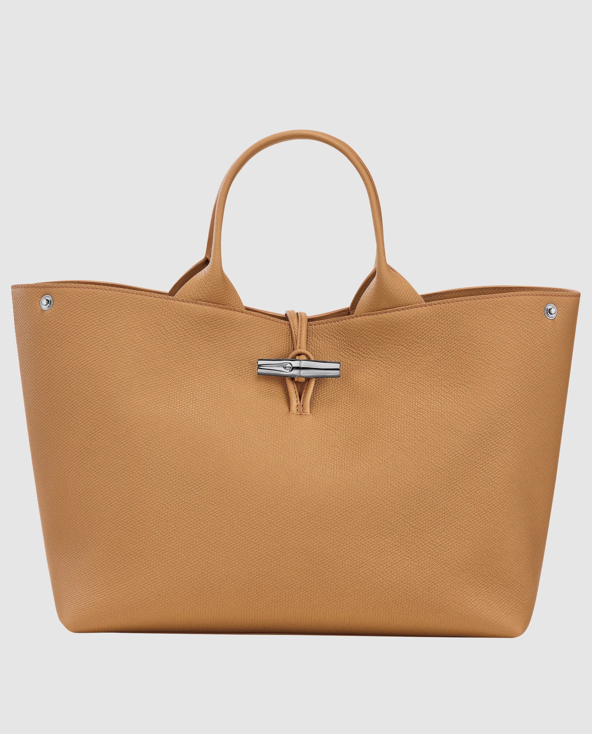 Bolsos de mano de mujer le roseau en talla l - Longchamp - Marrón claro Marrón claro-1