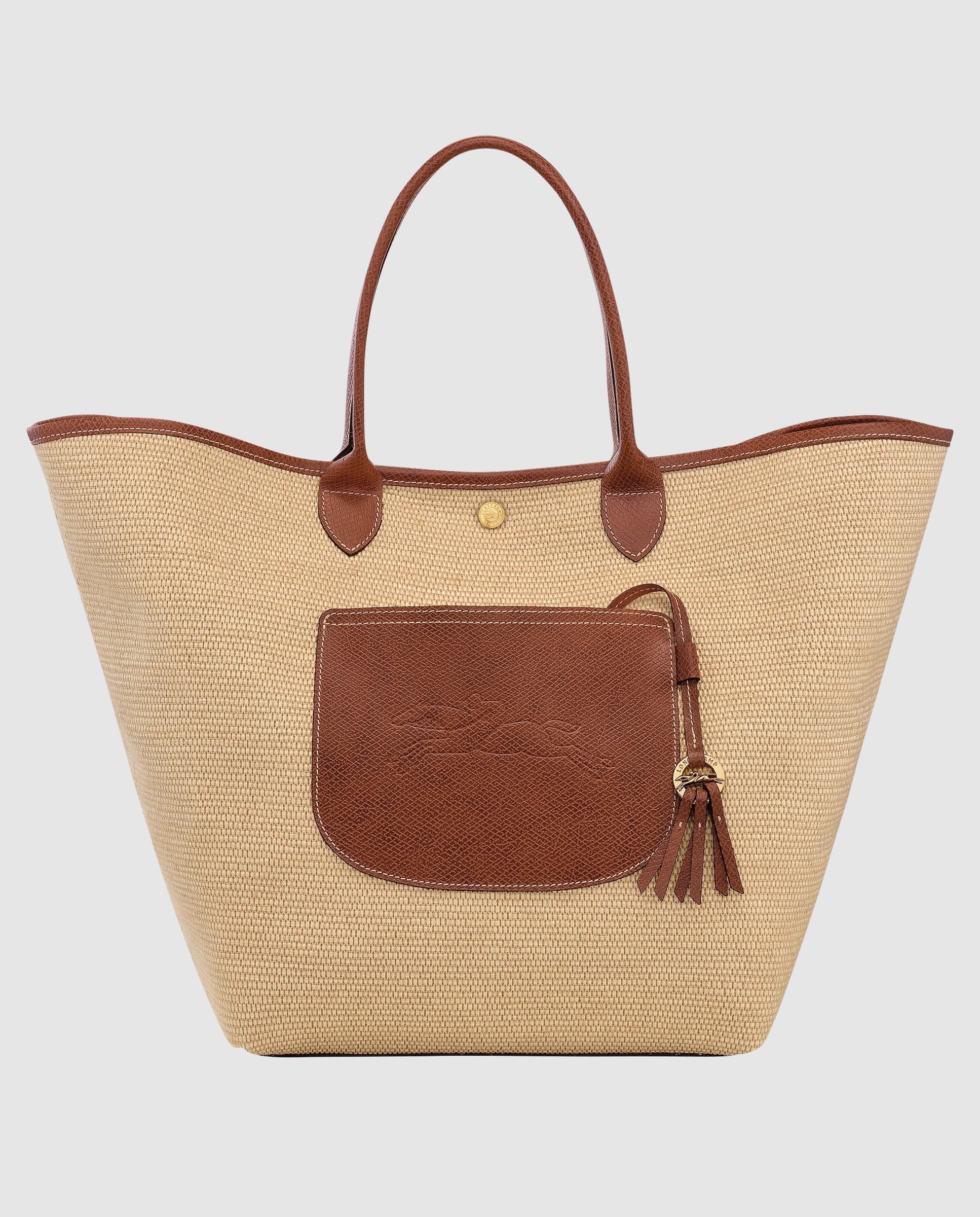 Bolso de hombro Le Pliage Collection en talla L - Longchamp - Marrón Marrón-1