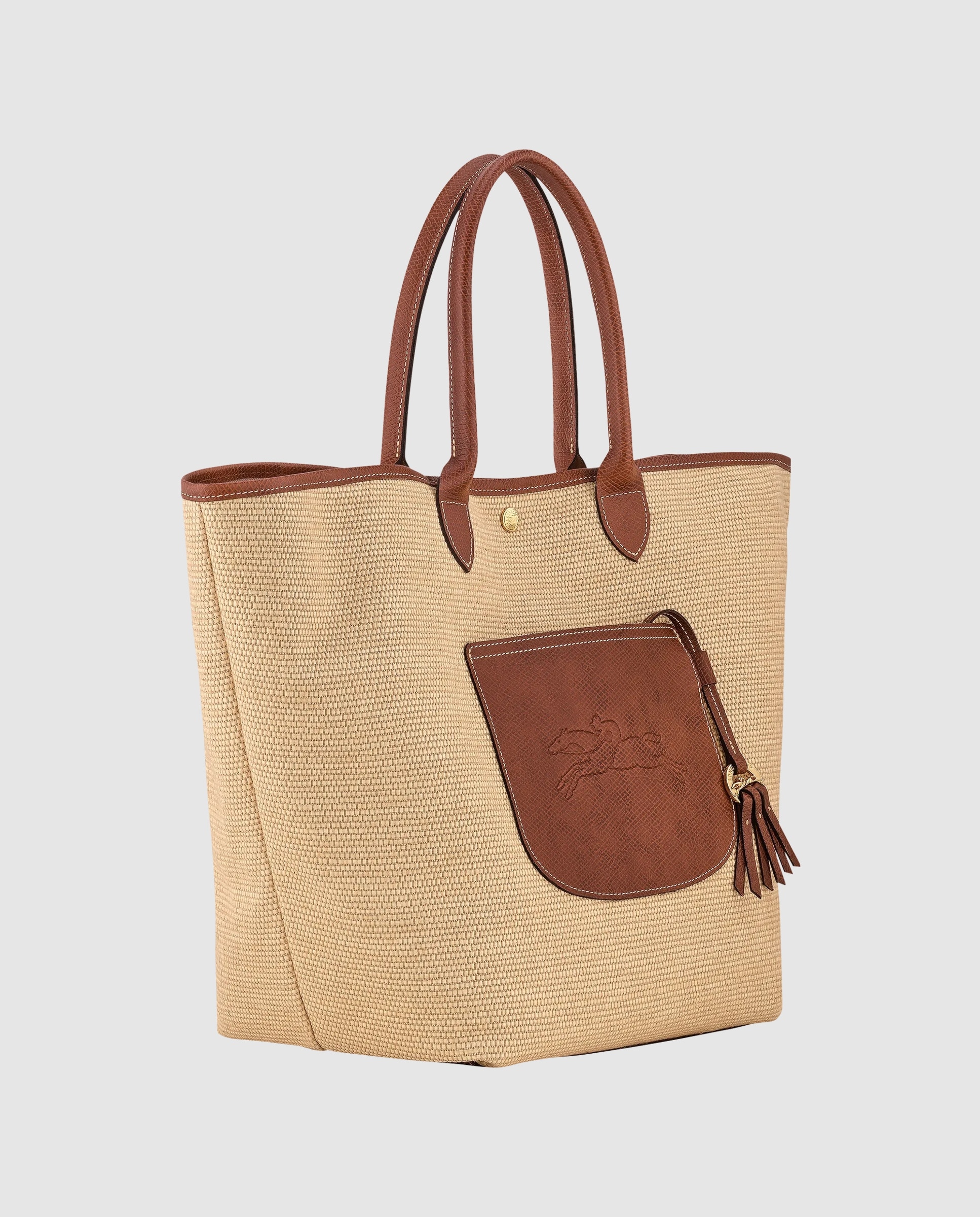 Bolso de hombro Le Pliage Collection en talla L - Longchamp - Marrón Marrón-3