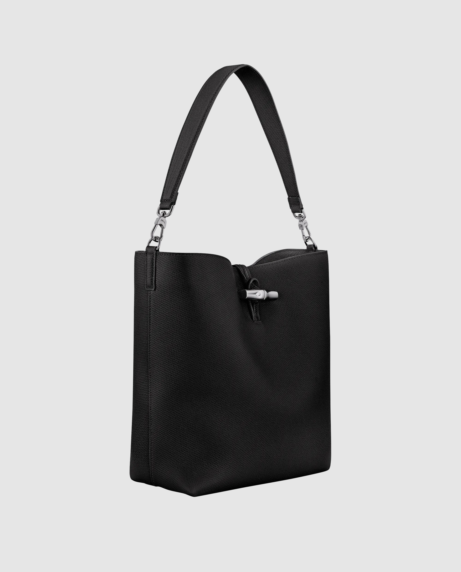Imagen 3 de Bolsos de hombro de mujer le roseau en talla m - Longchamp - Negro Negro