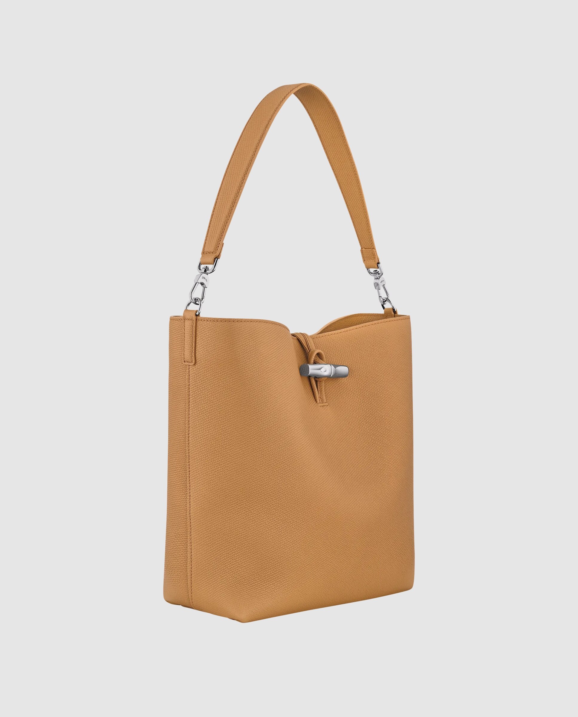 Imagen 3 de Bolsos de hombro de mujer le roseau en talla m - Longchamp - Marrón claro Marrón claro