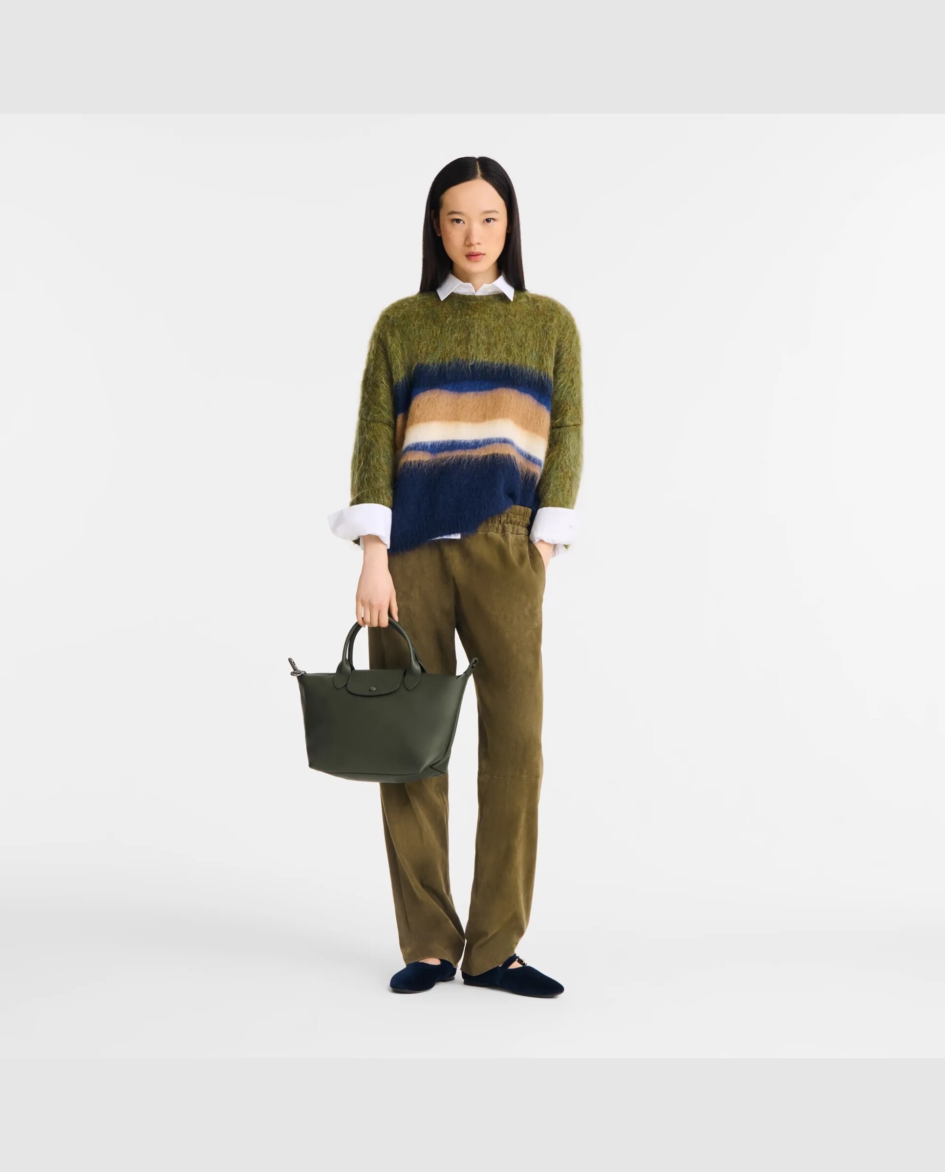 Bolsos de mano de mujer Le Pliage Xtra en talla S - Longchamp - Verde oscuro Verde oscuro-2