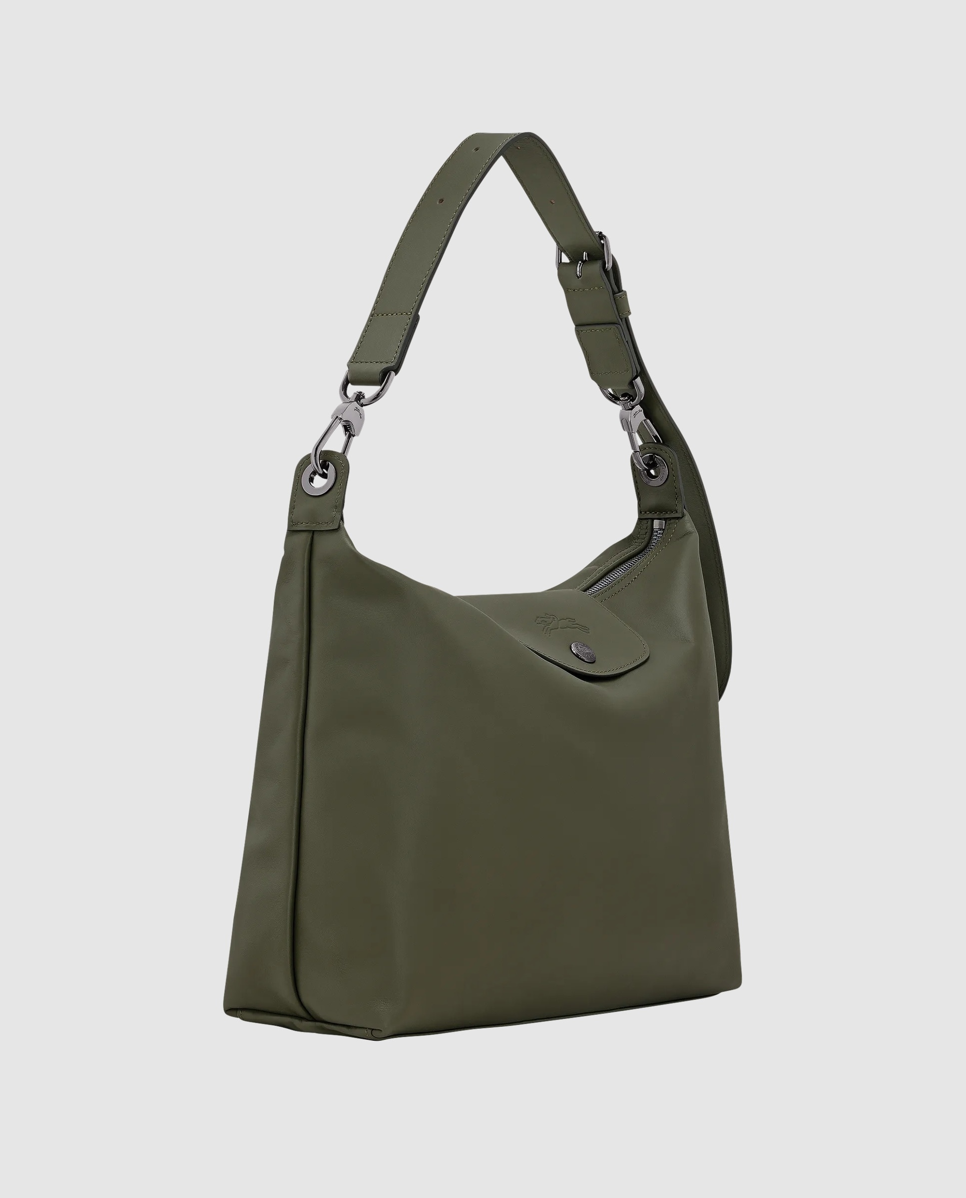 Bolso de hombro de mujer le pliage xtra en talla m - Longchamp - Verde Verde-3